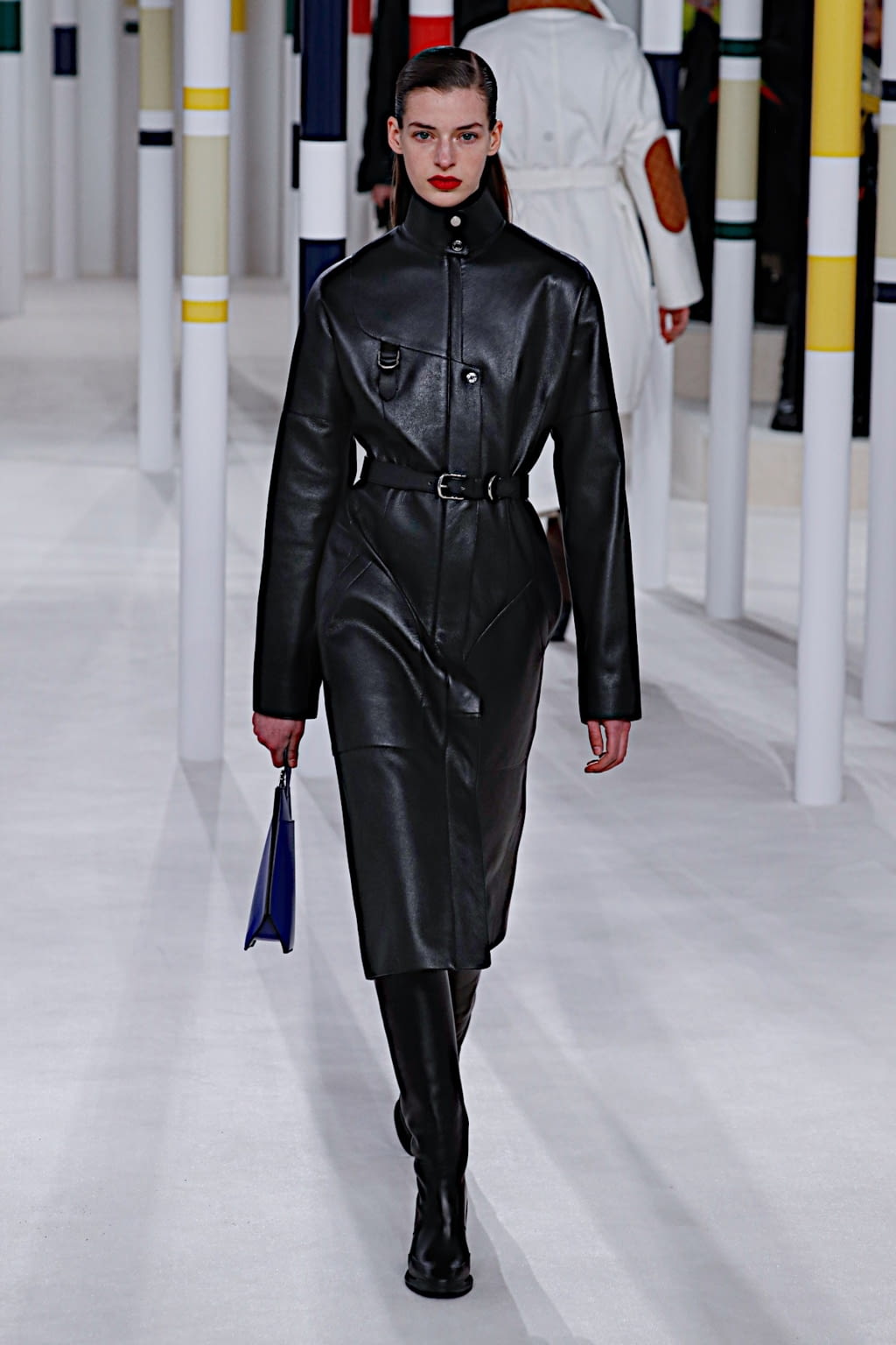 Fashion Week Paris Fall/Winter 2020 look 14 de la collection Hermès womenswear