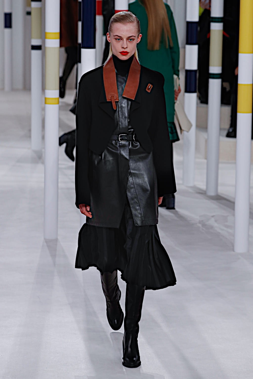 Fashion Week Paris Fall/Winter 2020 look 25 de la collection Hermès womenswear