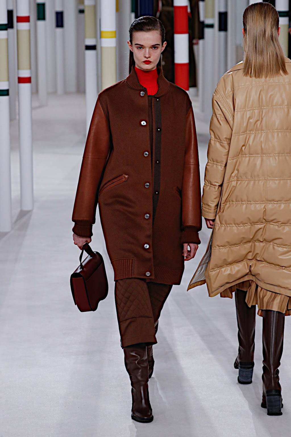 Fashion Week Paris Fall/Winter 2020 look 45 from the Hermès collection womenswear