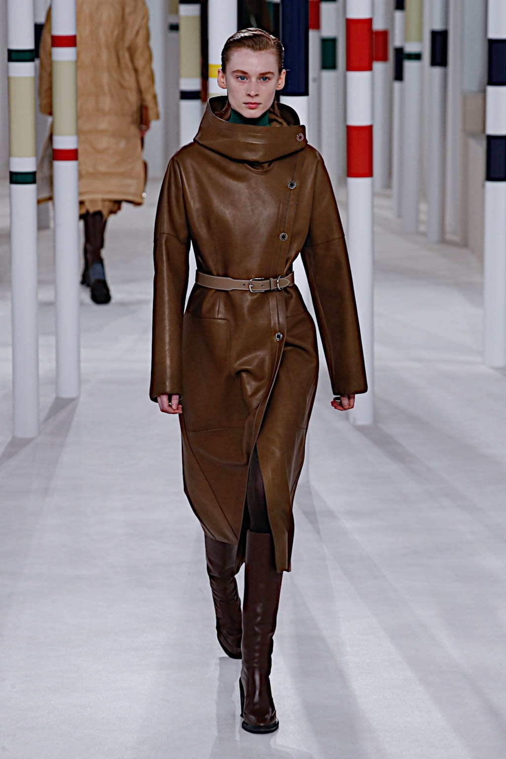 Fashion Week Paris Fall/Winter 2020 look 46 from the Hermès collection womenswear