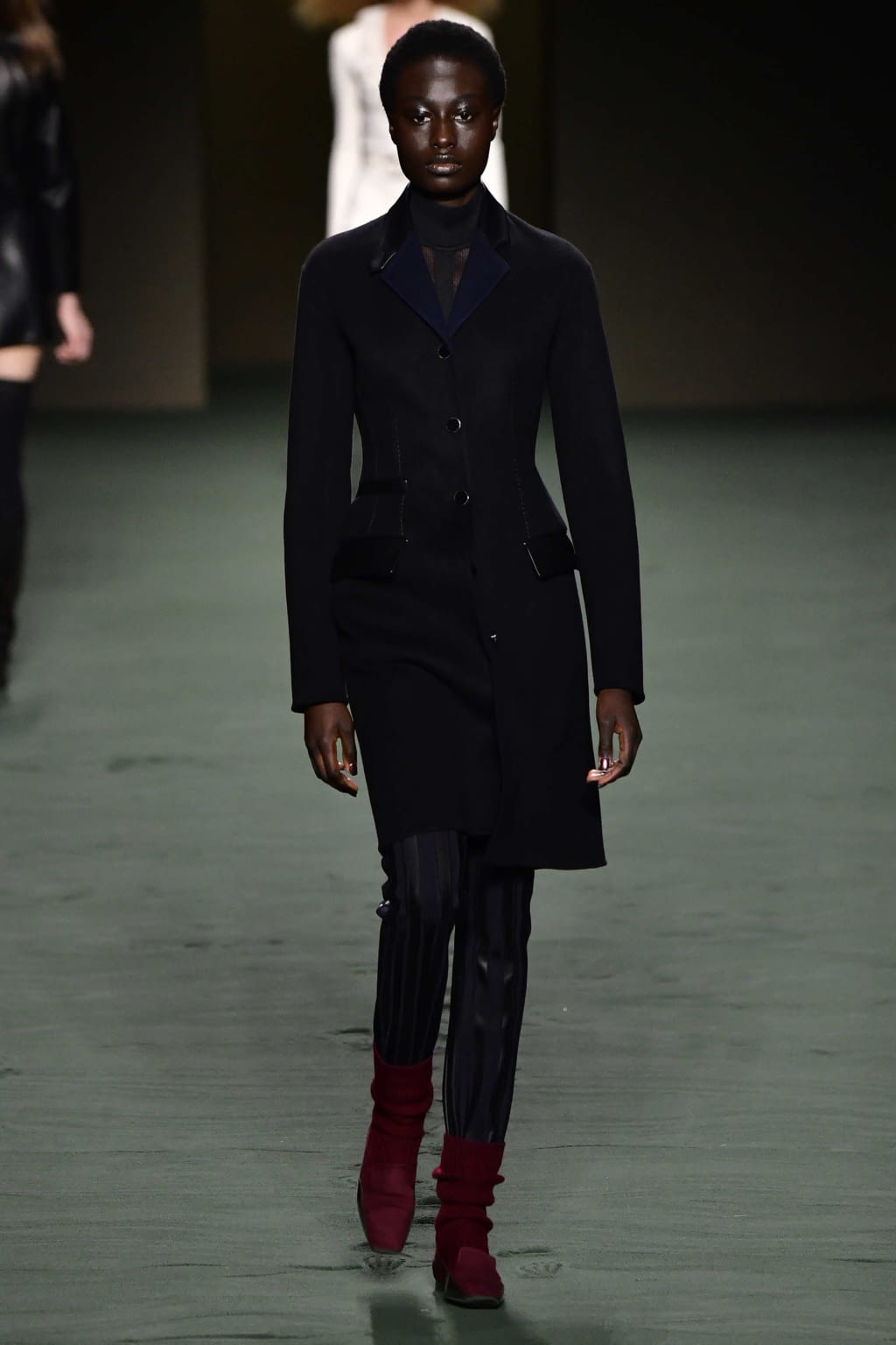 Fashion Week Paris Fall/Winter 2022 look 5 from the Hermès collection 女装