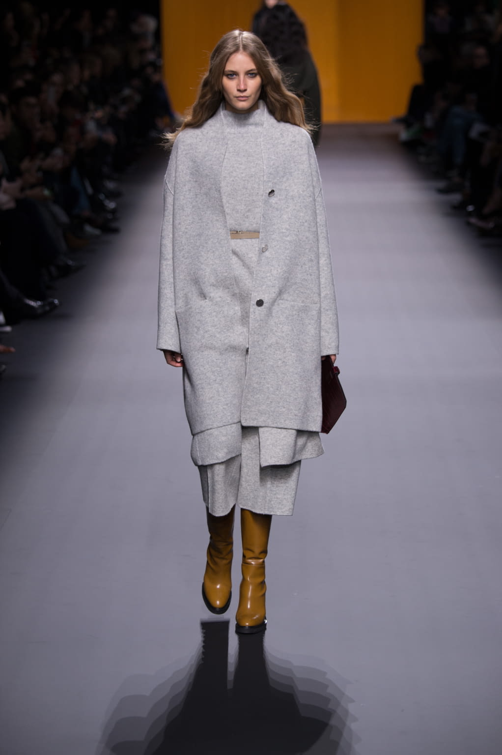 Fashion Week Paris Fall/Winter 2016 look 13 from the Hermès collection 女装