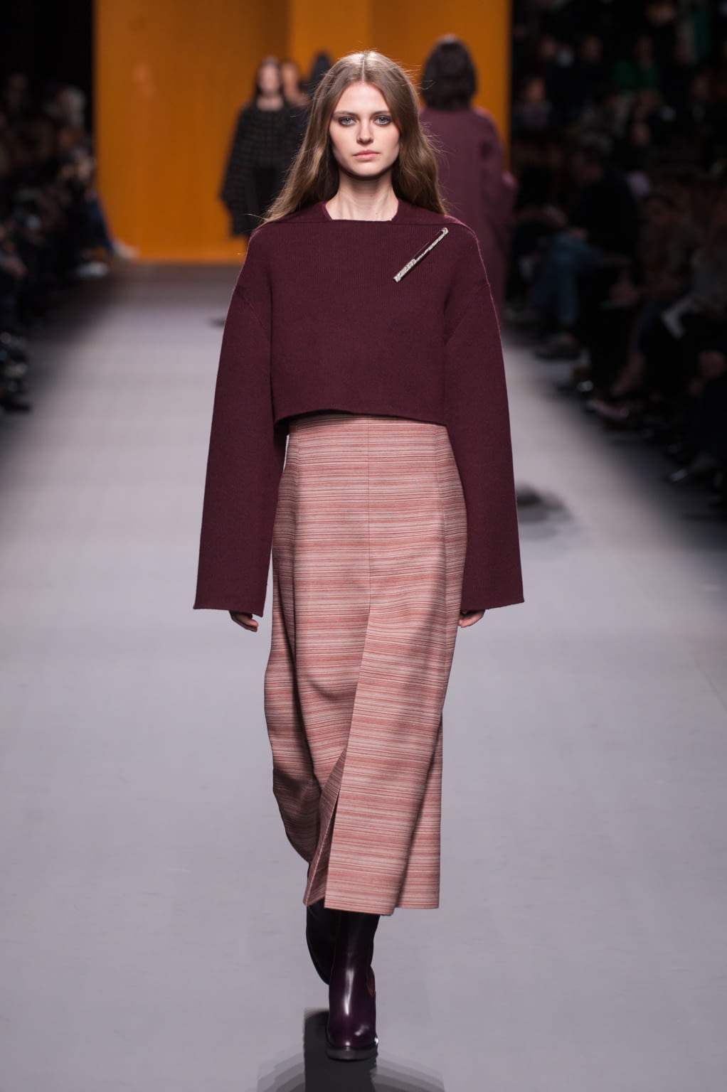 Fashion Week Paris Fall/Winter 2016 look 28 from the Hermès collection 女装