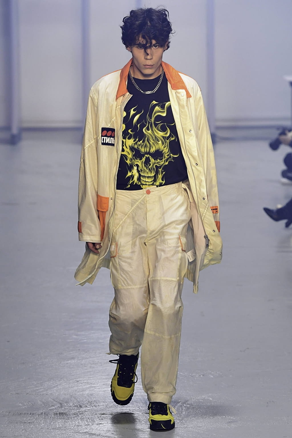 Fashion Week Paris Fall/Winter 2019 look 3 from the Heron Preston collection menswear