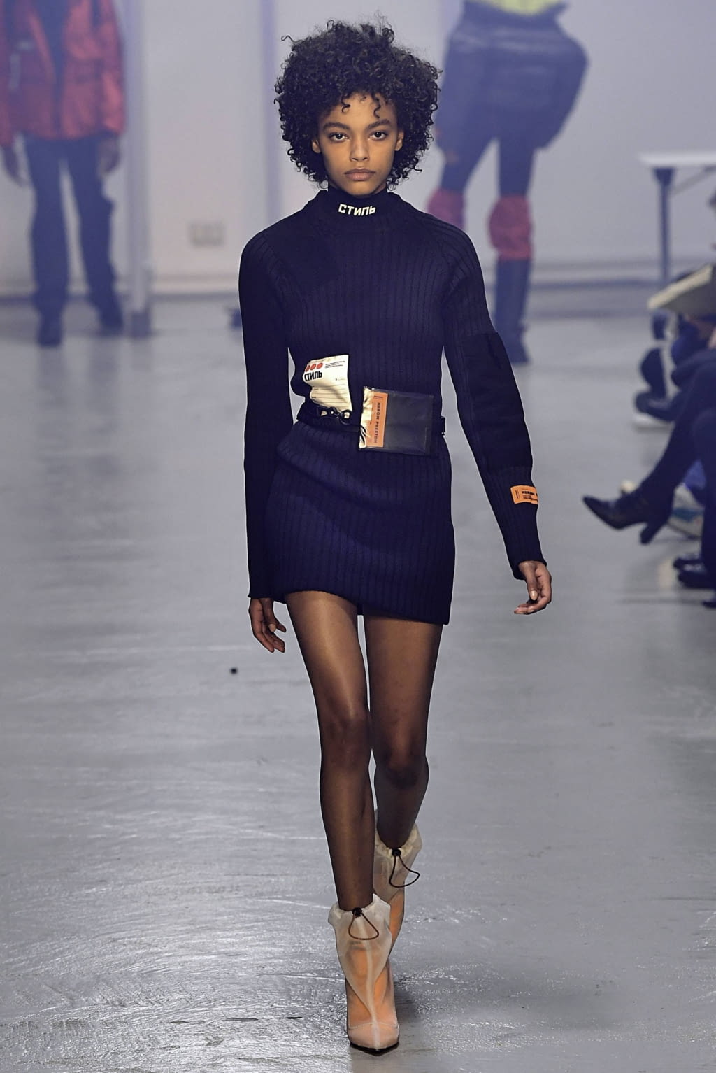 Fashion Week Paris Fall/Winter 2019 look 5 de la collection Heron Preston menswear