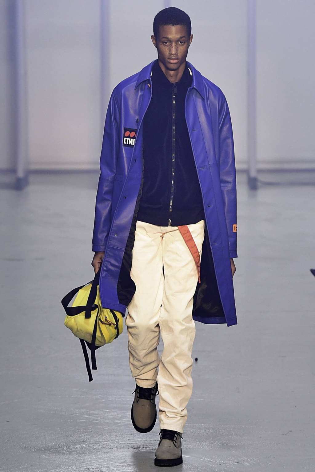 Fashion Week Paris Fall/Winter 2019 look 11 from the Heron Preston collection menswear