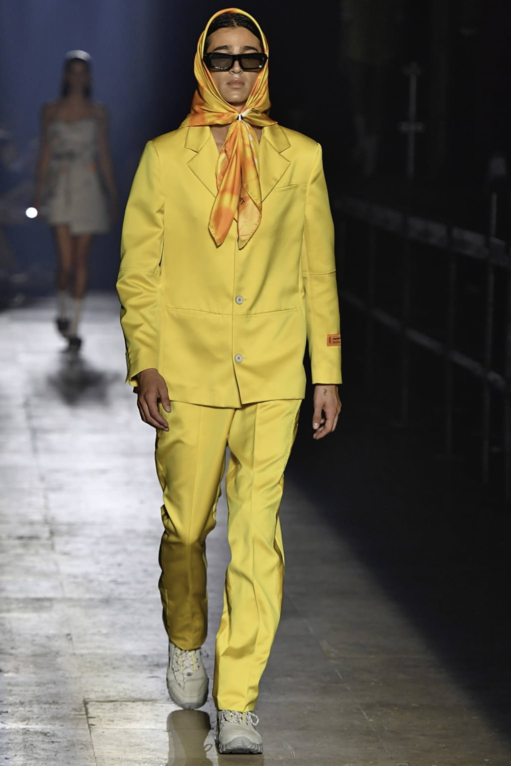 Fashion Week Paris Spring/Summer 2020 look 4 de la collection Heron Preston menswear