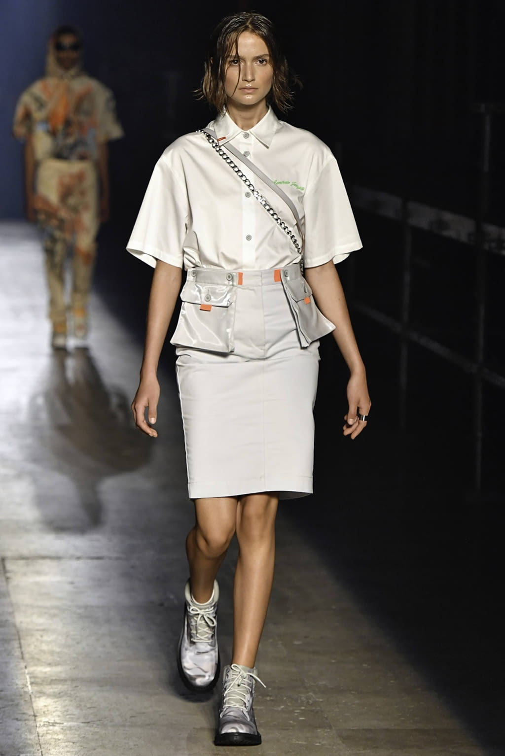 Fashion Week Paris Spring/Summer 2020 look 20 from the Heron Preston collection menswear