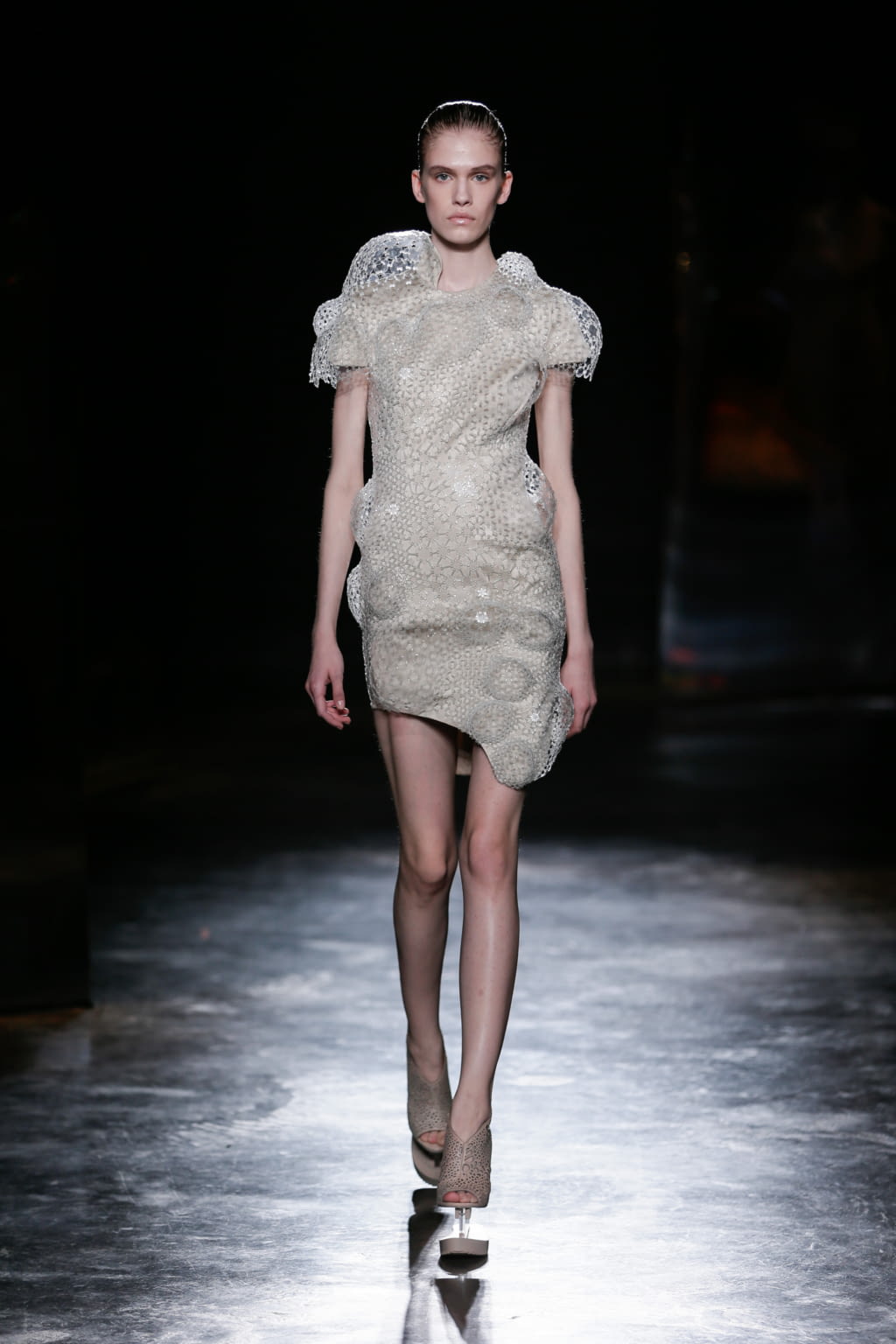 Fashion Week Paris Fall/Winter 2016 look 2 from the Iris Van Herpen collection 女装
