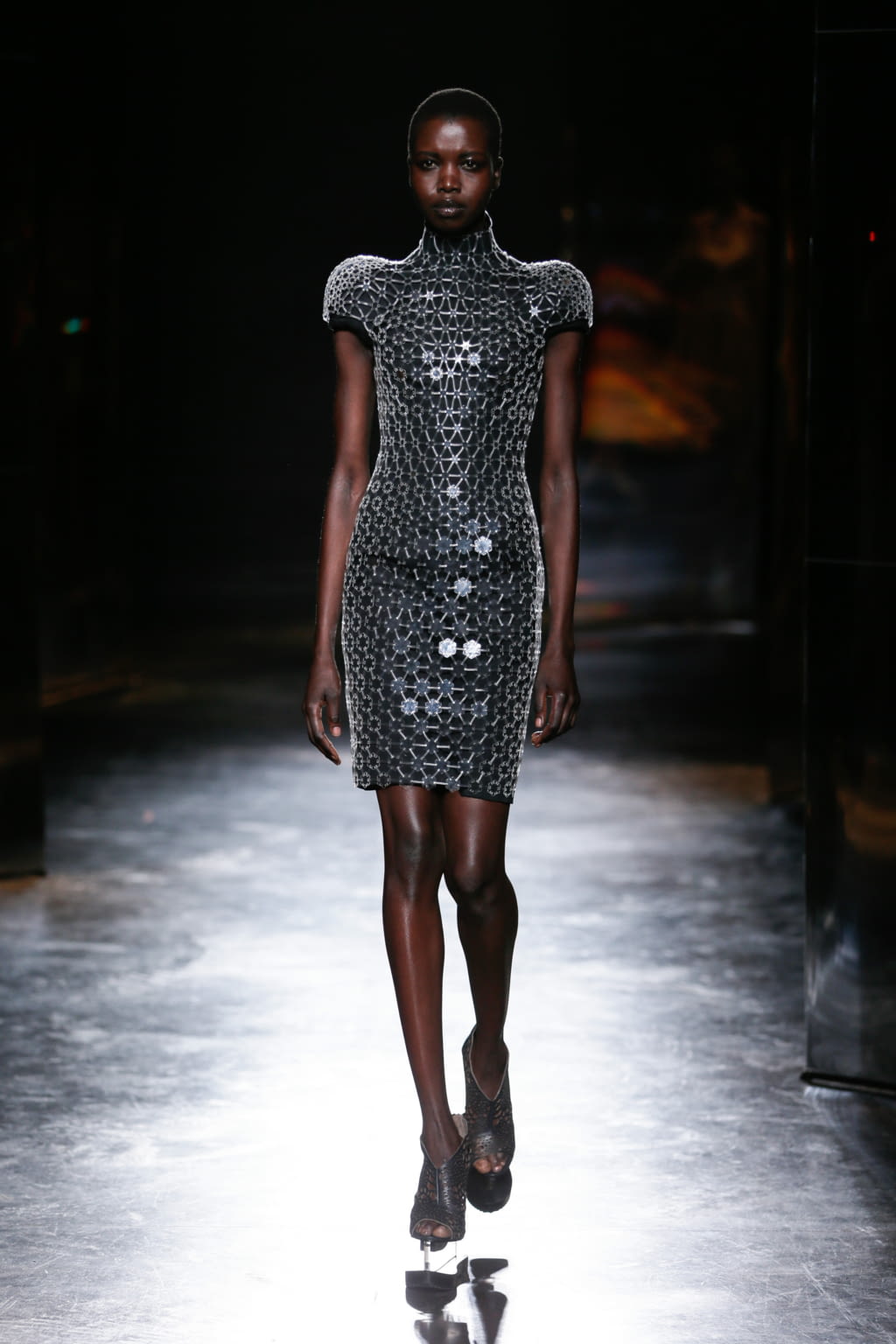 Fashion Week Paris Fall/Winter 2016 look 3 from the Iris Van Herpen collection 女装