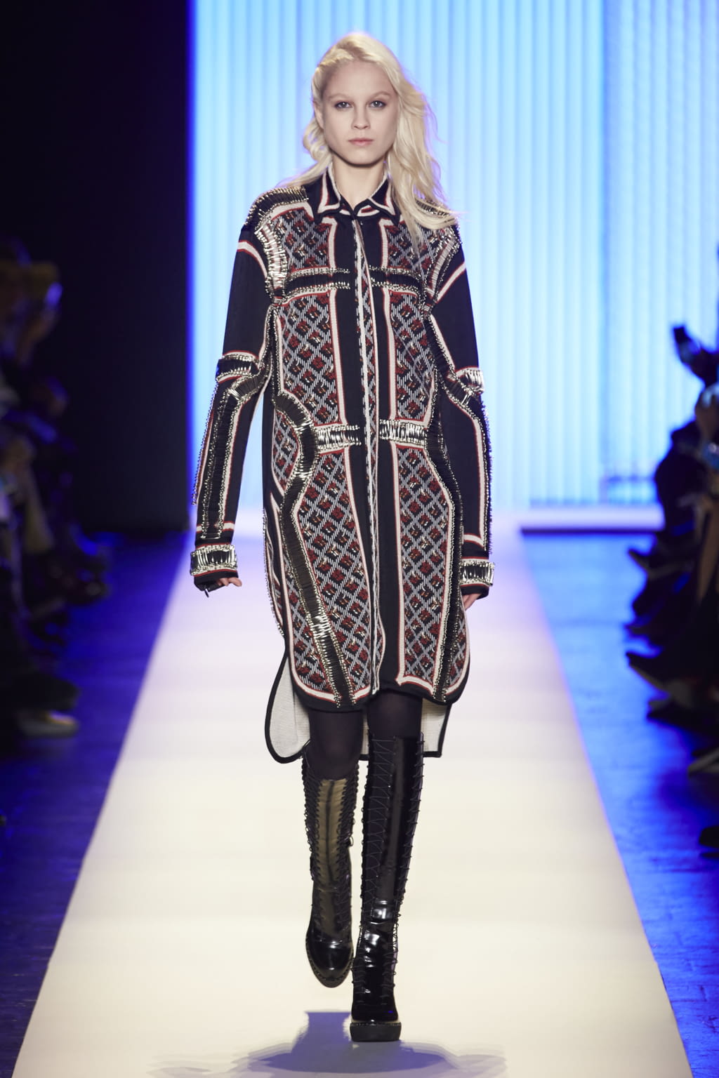 Fashion Week New York Fall/Winter 2016 look 12 from the Hervé Leger collection womenswear