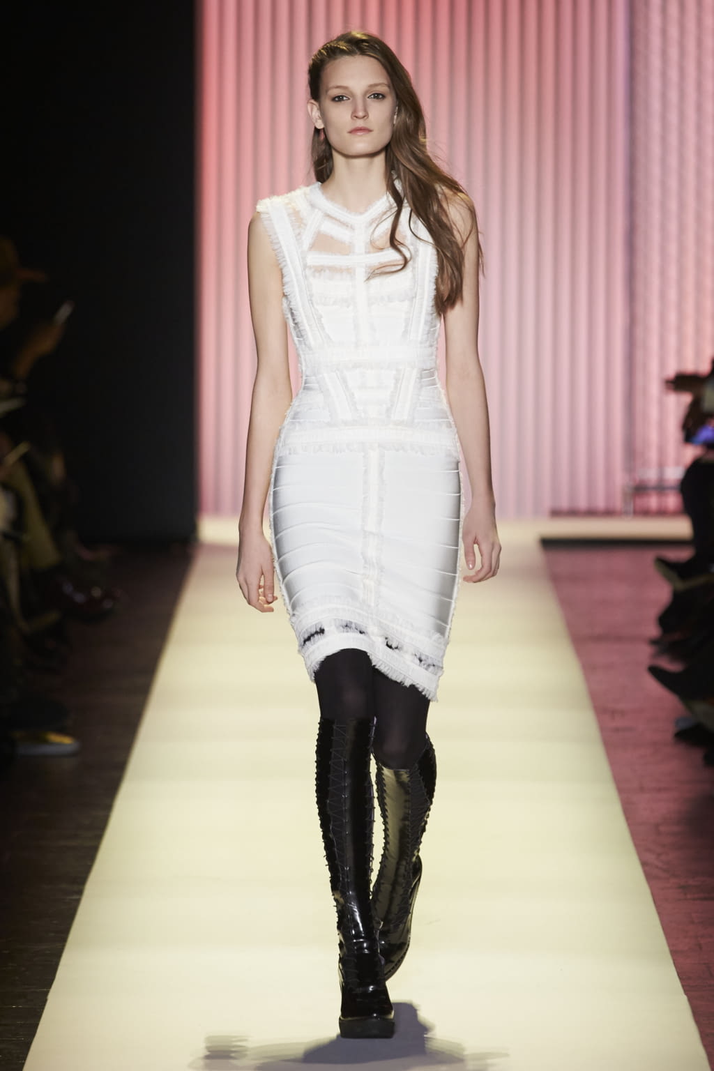 Fashion Week New York Fall/Winter 2016 look 30 from the Hervé Leger collection womenswear