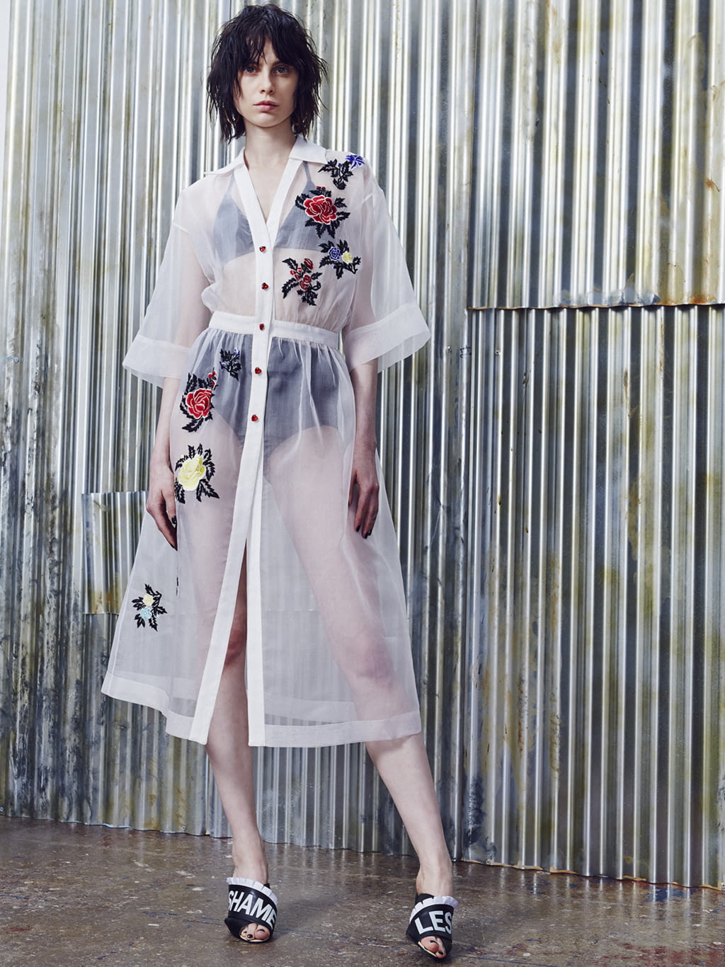 Fashion Week London Resort 2017 look 23 from the House of Holland collection womenswear