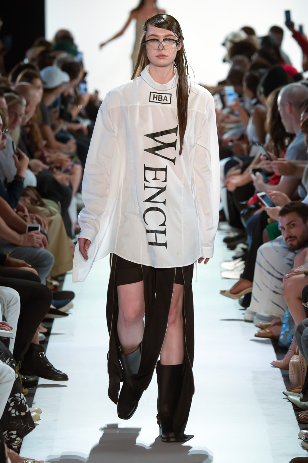 Fashion Week New York Spring/Summer 2017 look 10 from the Hood by Air collection womenswear