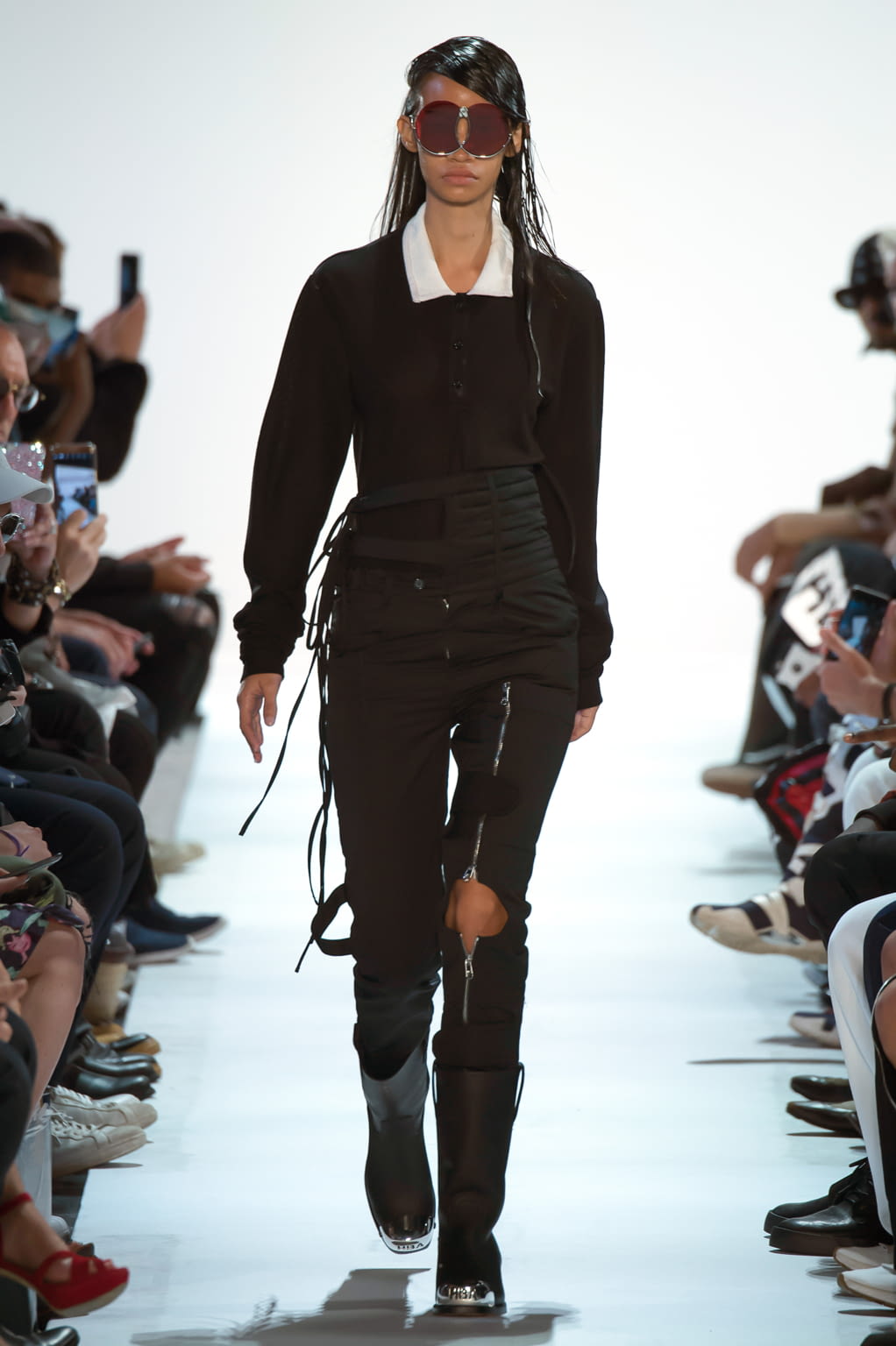 Fashion Week New York Spring/Summer 2017 look 14 from the Hood by Air collection womenswear