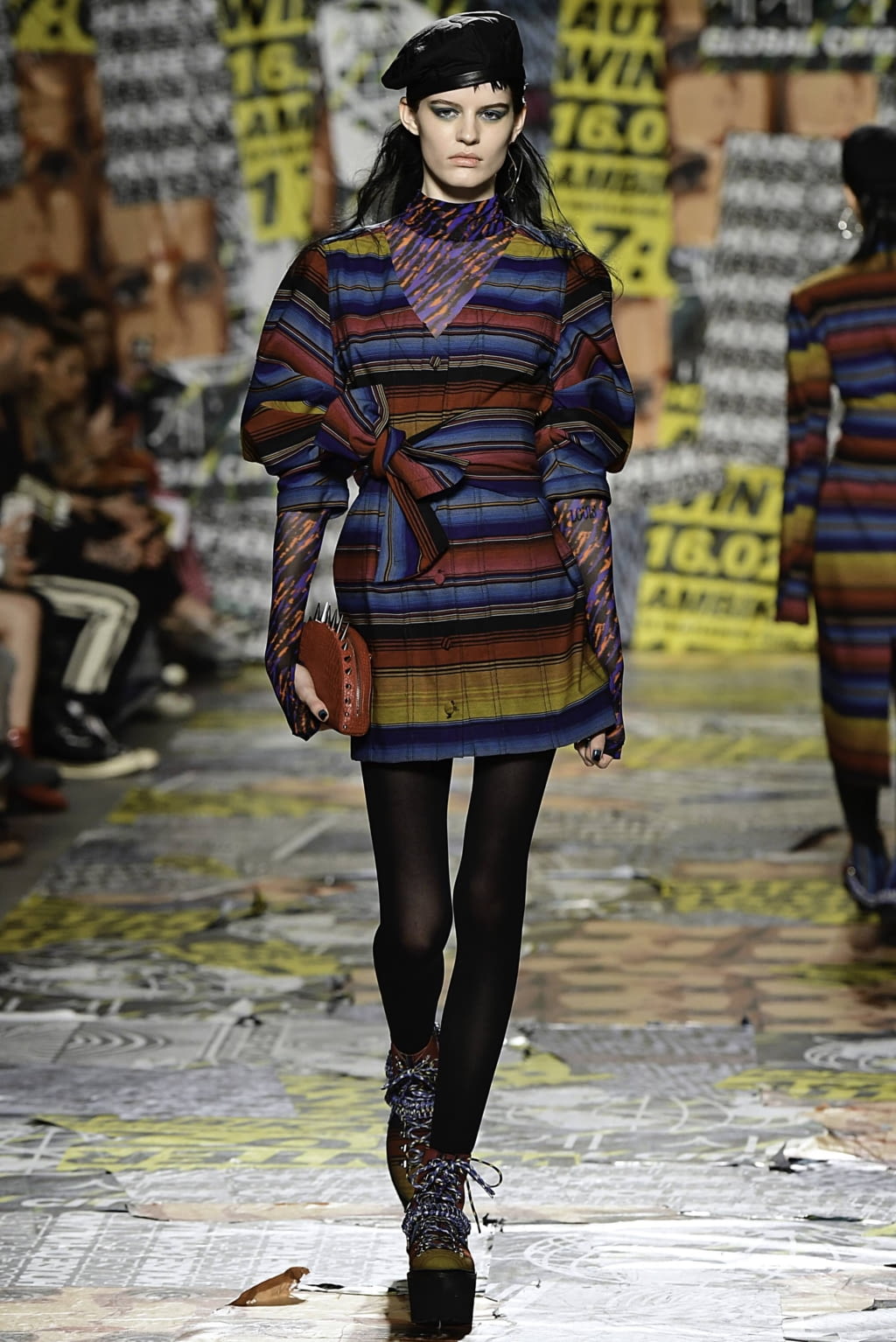 Fashion Week London Fall/Winter 2019 look 10 from the House of Holland collection womenswear