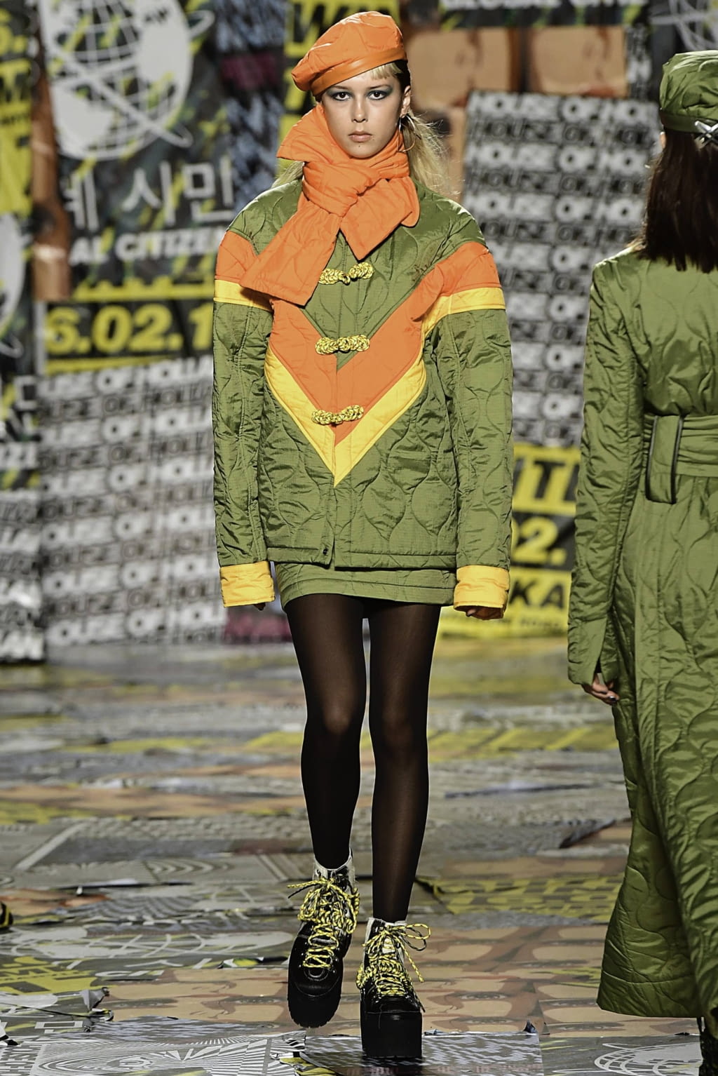 Fashion Week London Fall/Winter 2019 look 24 from the House of Holland collection 女装