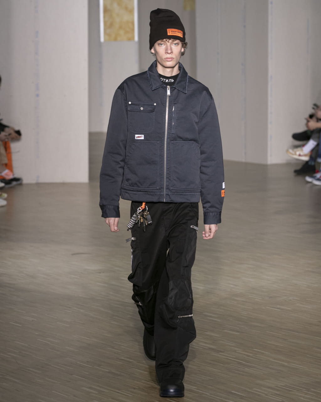 Fashion Week Paris Fall/Winter 2020 look 1 from the Heron Preston collection 男装