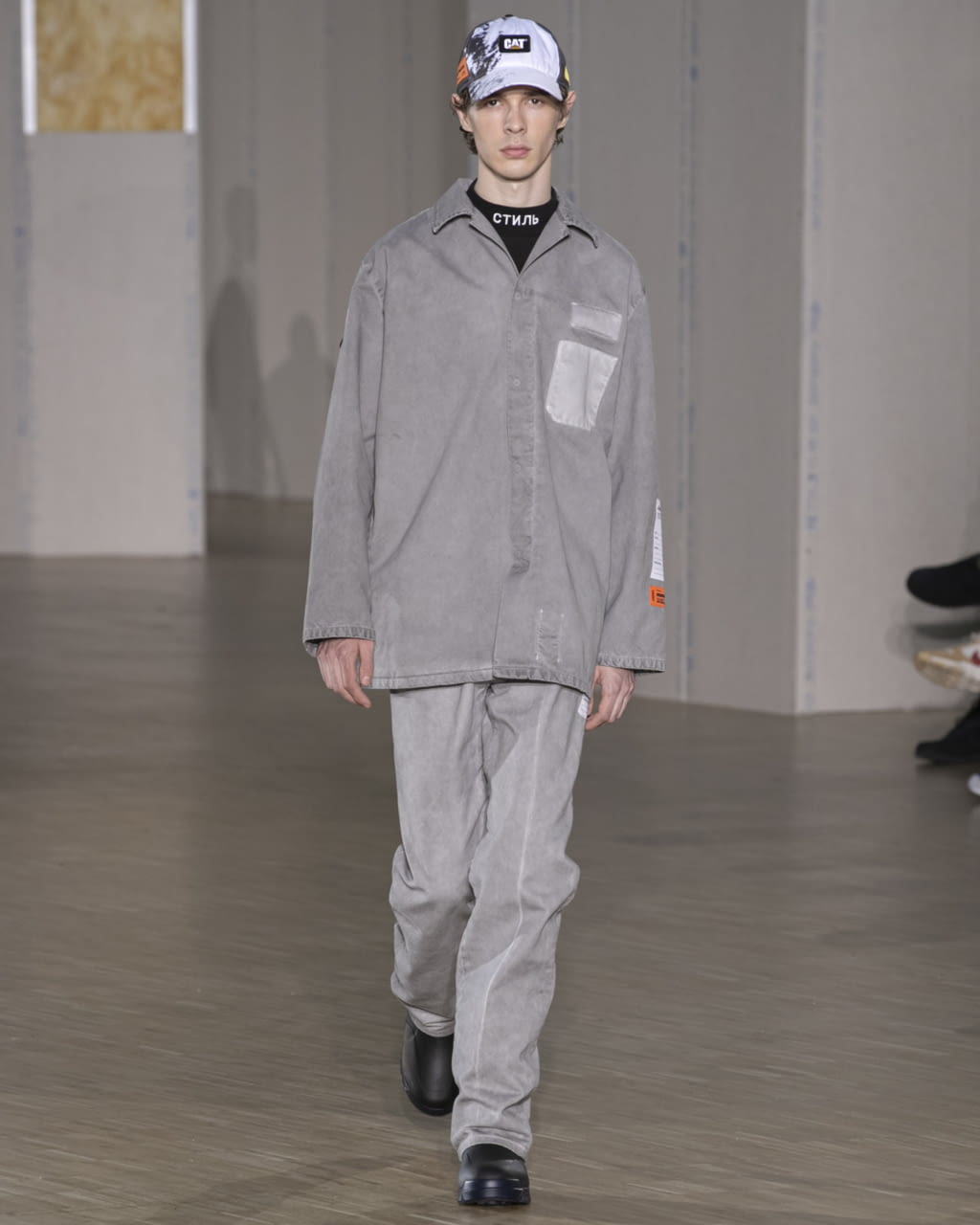 Fashion Week Paris Fall/Winter 2020 look 7 from the Heron Preston collection menswear