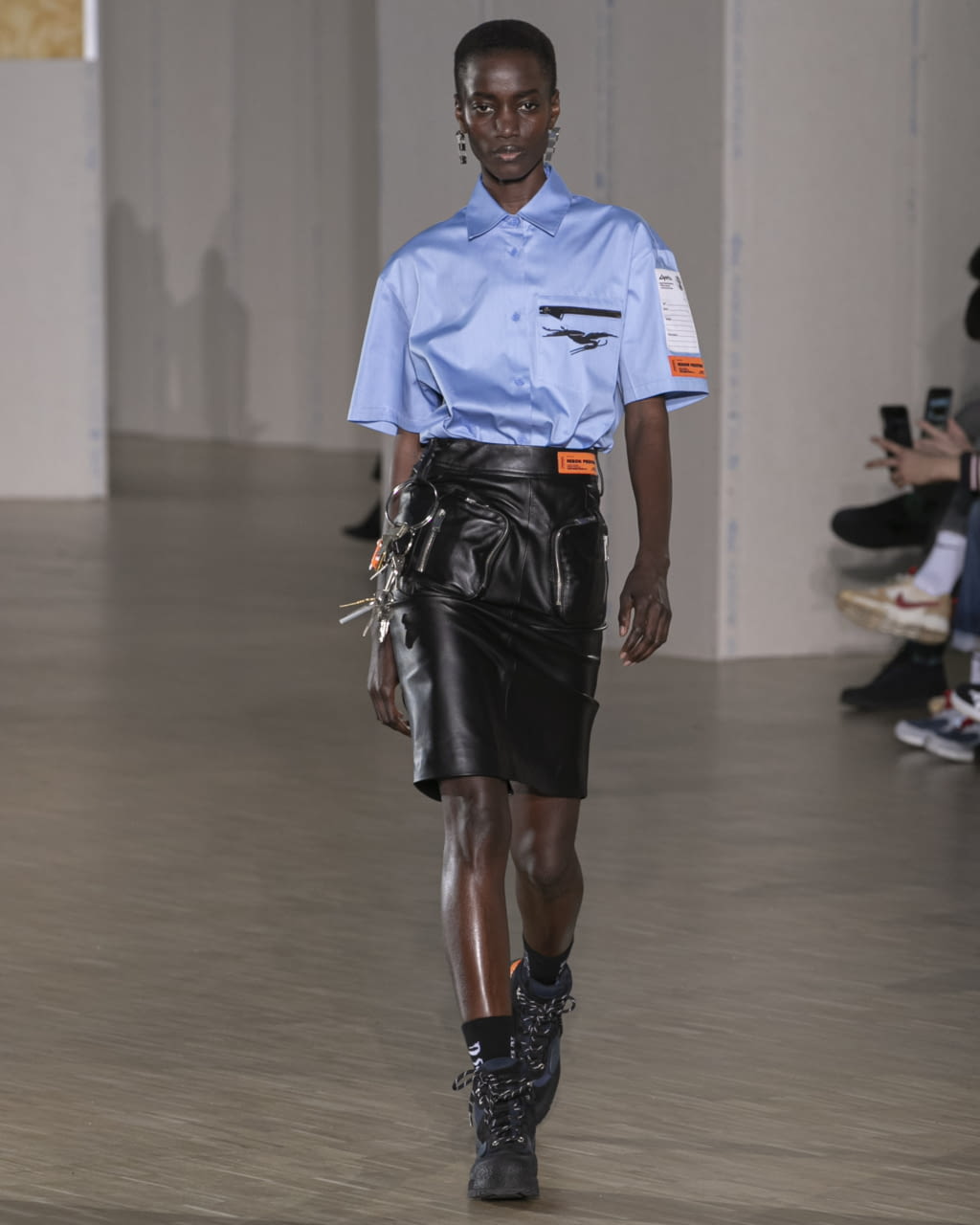 Fashion Week Paris Fall/Winter 2020 look 8 from the Heron Preston collection menswear