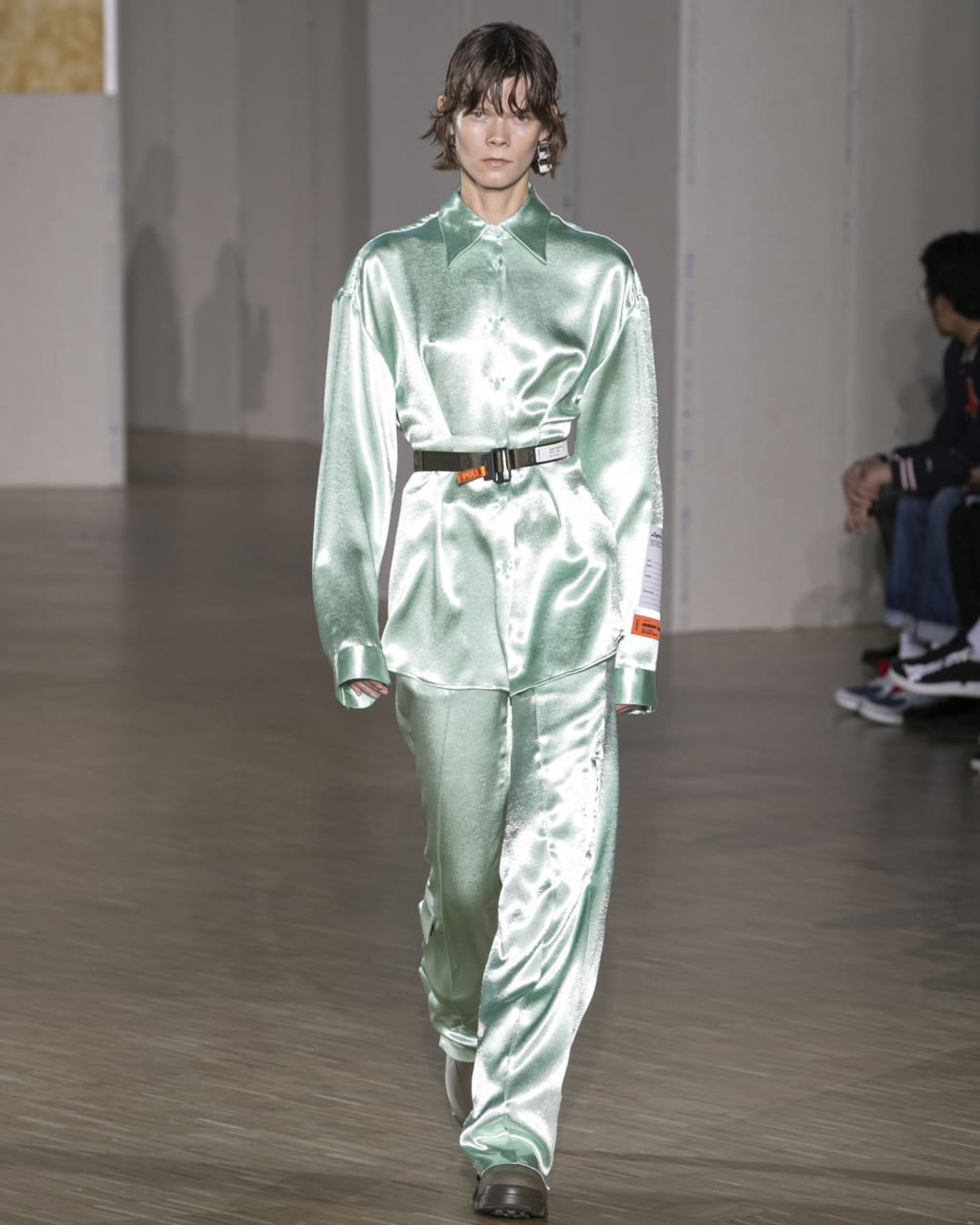 Fashion Week Paris Fall/Winter 2020 look 13 de la collection Heron Preston menswear