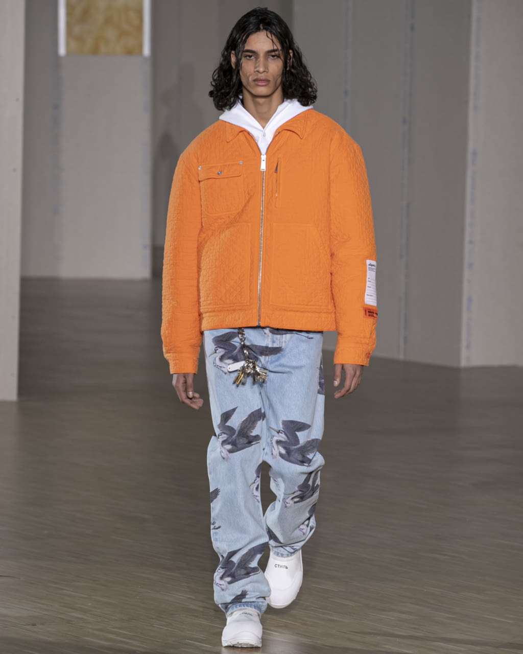 Fashion Week Paris Fall/Winter 2020 look 14 from the Heron Preston collection menswear