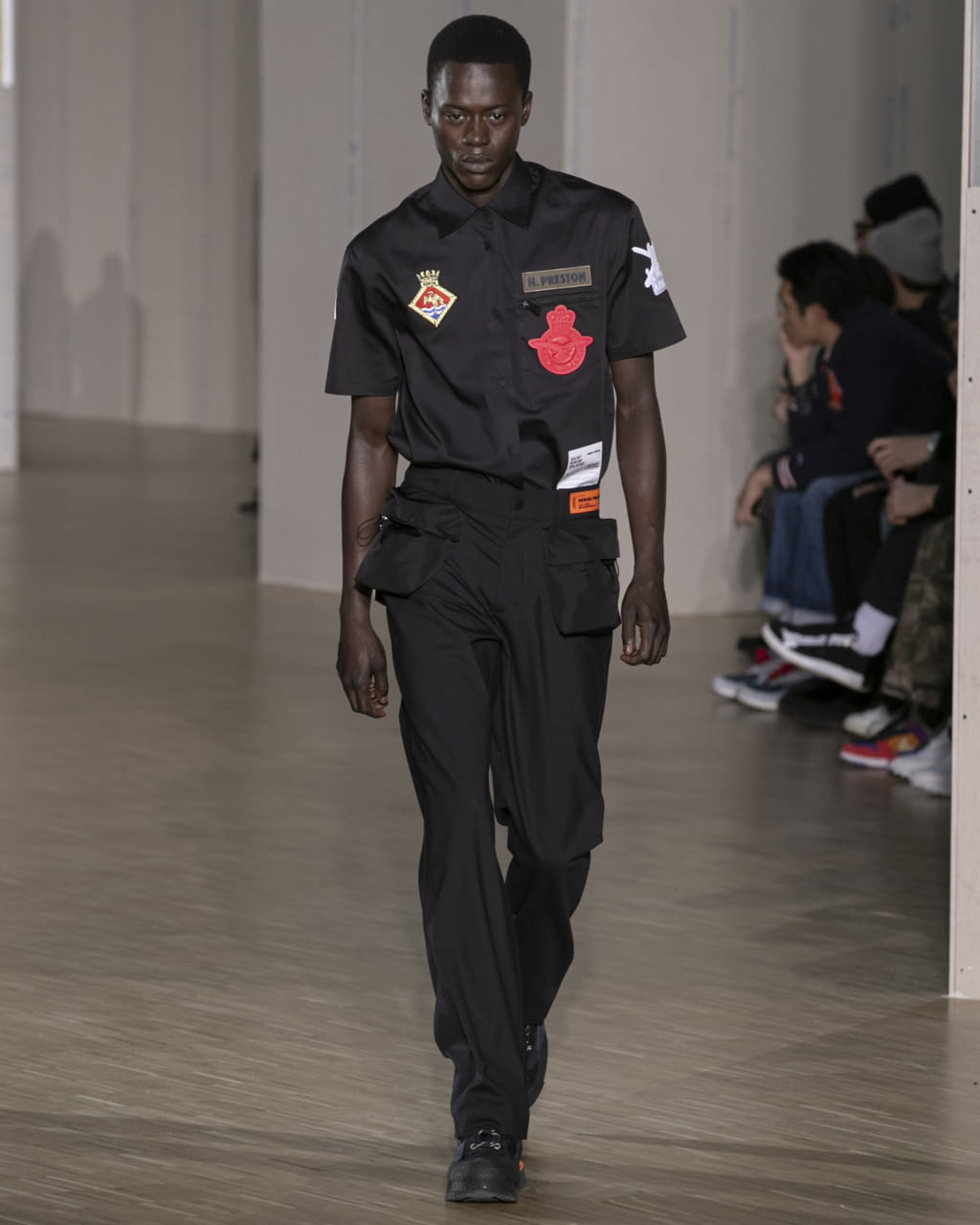 Fashion Week Paris Fall/Winter 2020 look 36 from the Heron Preston collection menswear