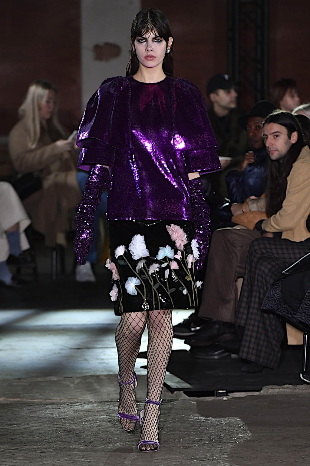 Fashion Week London Fall/Winter 2020 look 5 from the Huishan Zhang collection 女装