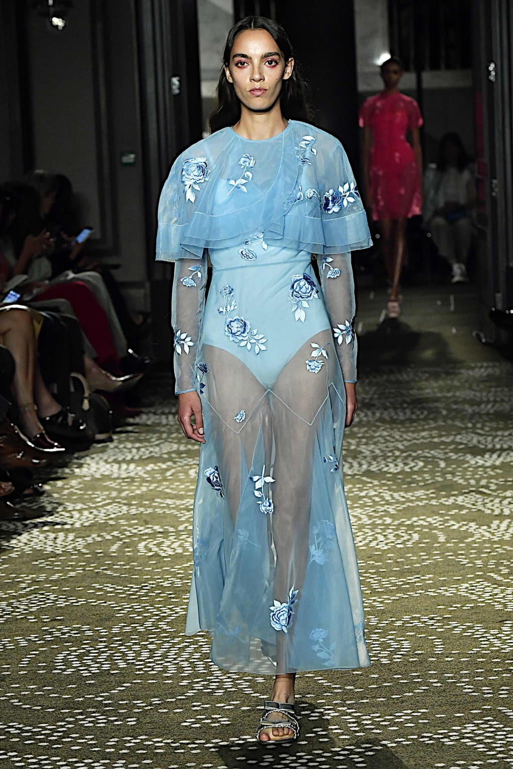 Fashion Week London Spring/Summer 2020 look 15 from the Huishan Zhang collection womenswear