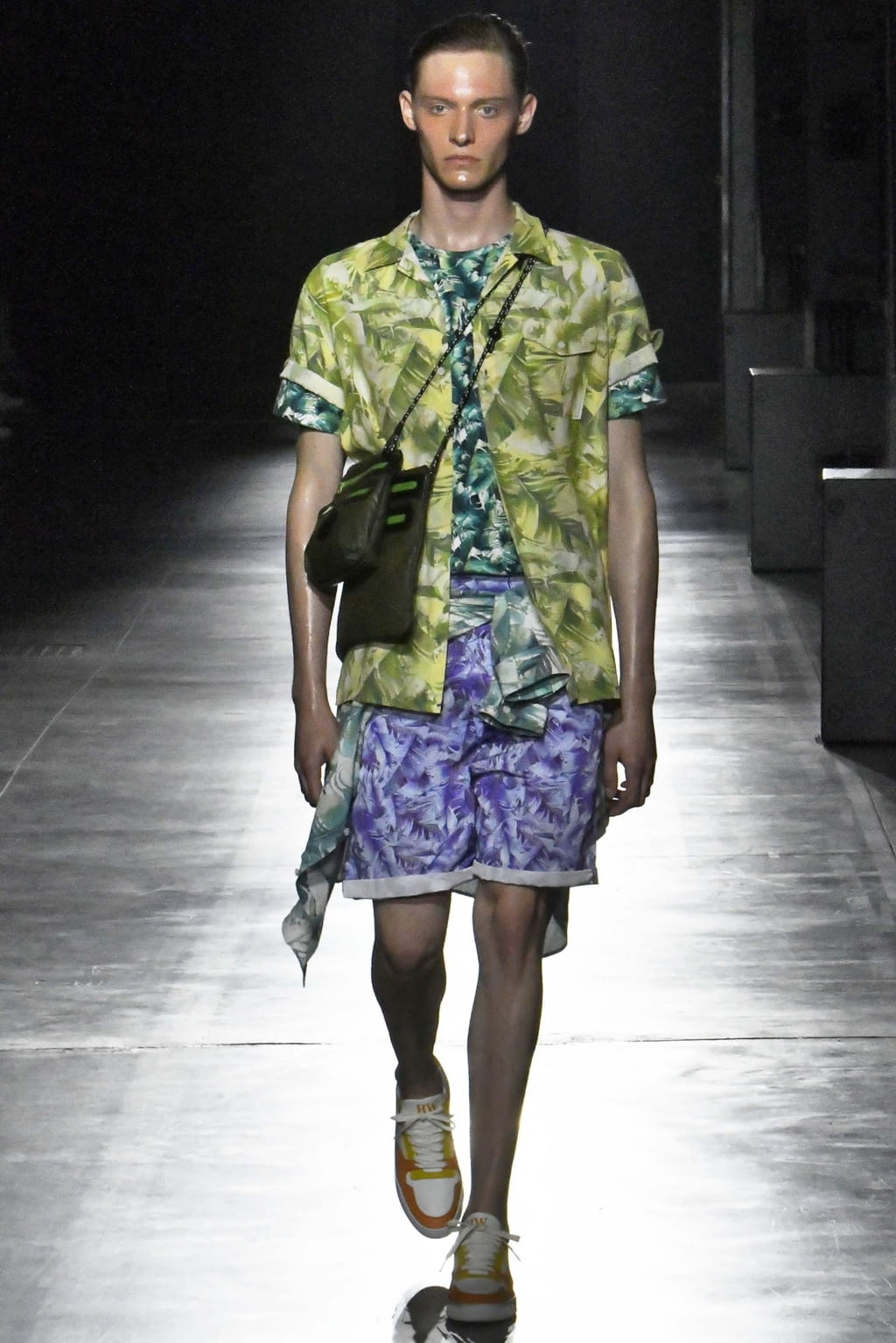 Fashion Week Milan Spring/Summer 2019 look 8 from the Hunting World collection menswear