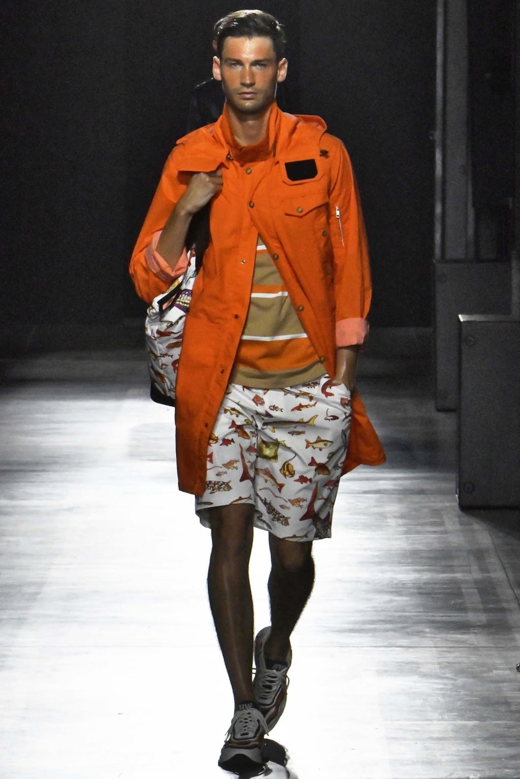 Fashion Week Milan Spring/Summer 2019 look 16 from the Hunting World collection menswear