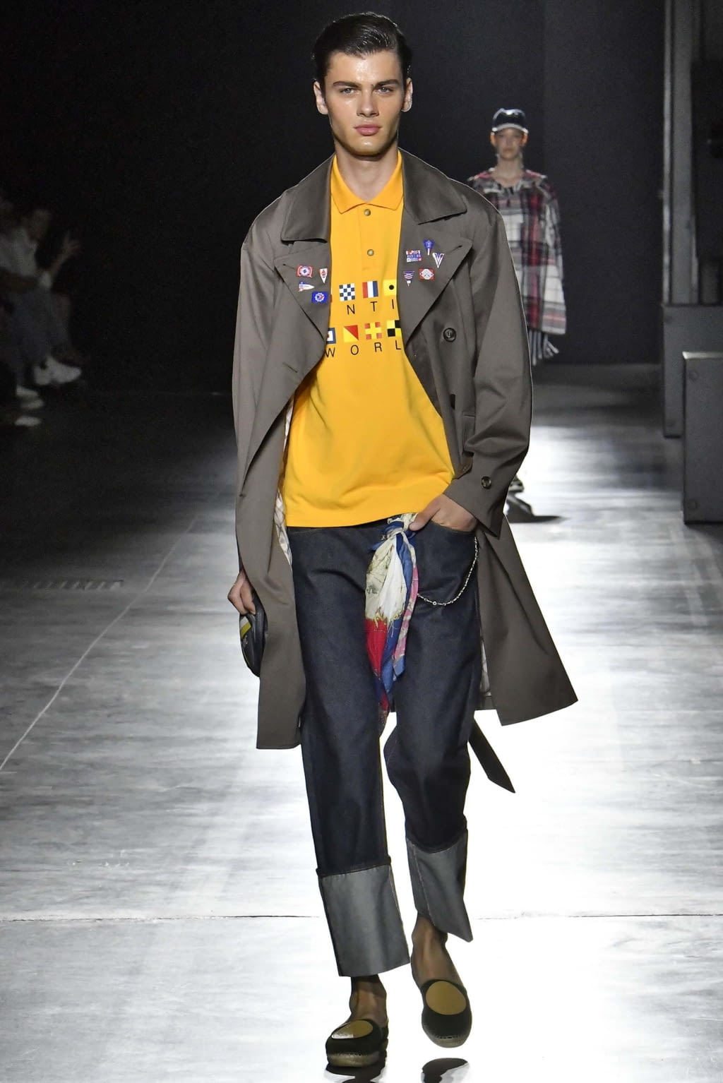 Fashion Week Milan Spring/Summer 2019 look 20 from the Hunting World collection menswear