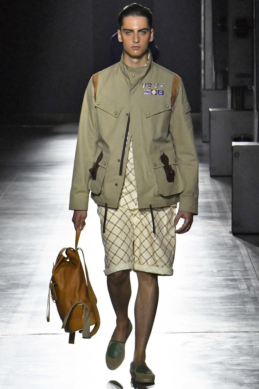 Fashion Week Milan Spring/Summer 2019 look 30 from the Hunting World collection menswear