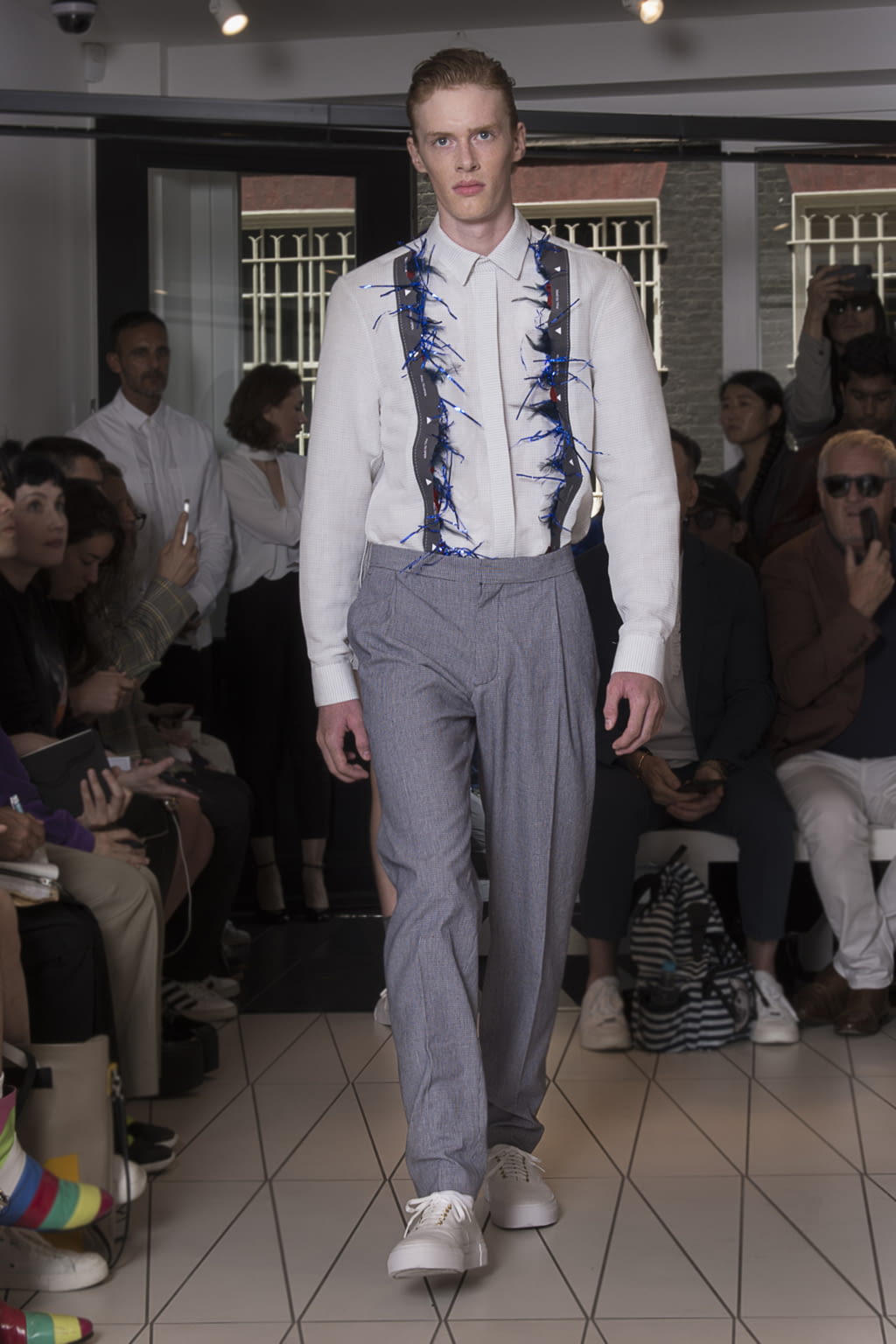 Fashion Week London Spring/Summer 2018 look 14 from the Chalayan collection menswear