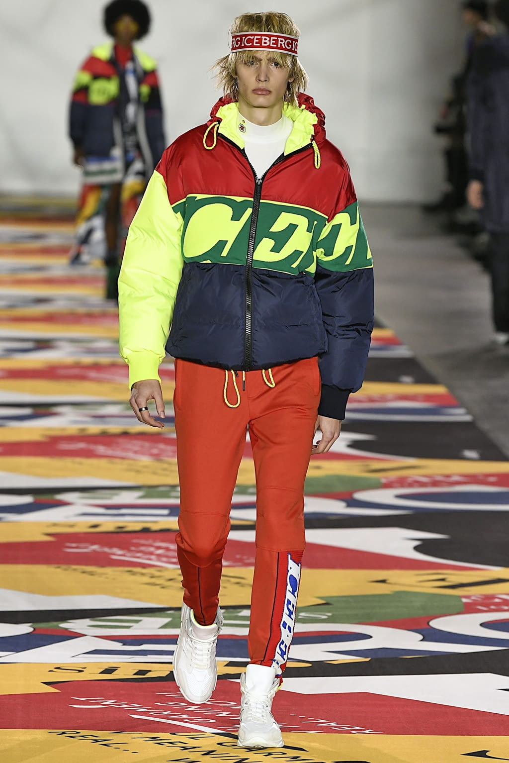 Fashion Week London Fall/Winter 2019 look 4 from the Iceberg collection menswear