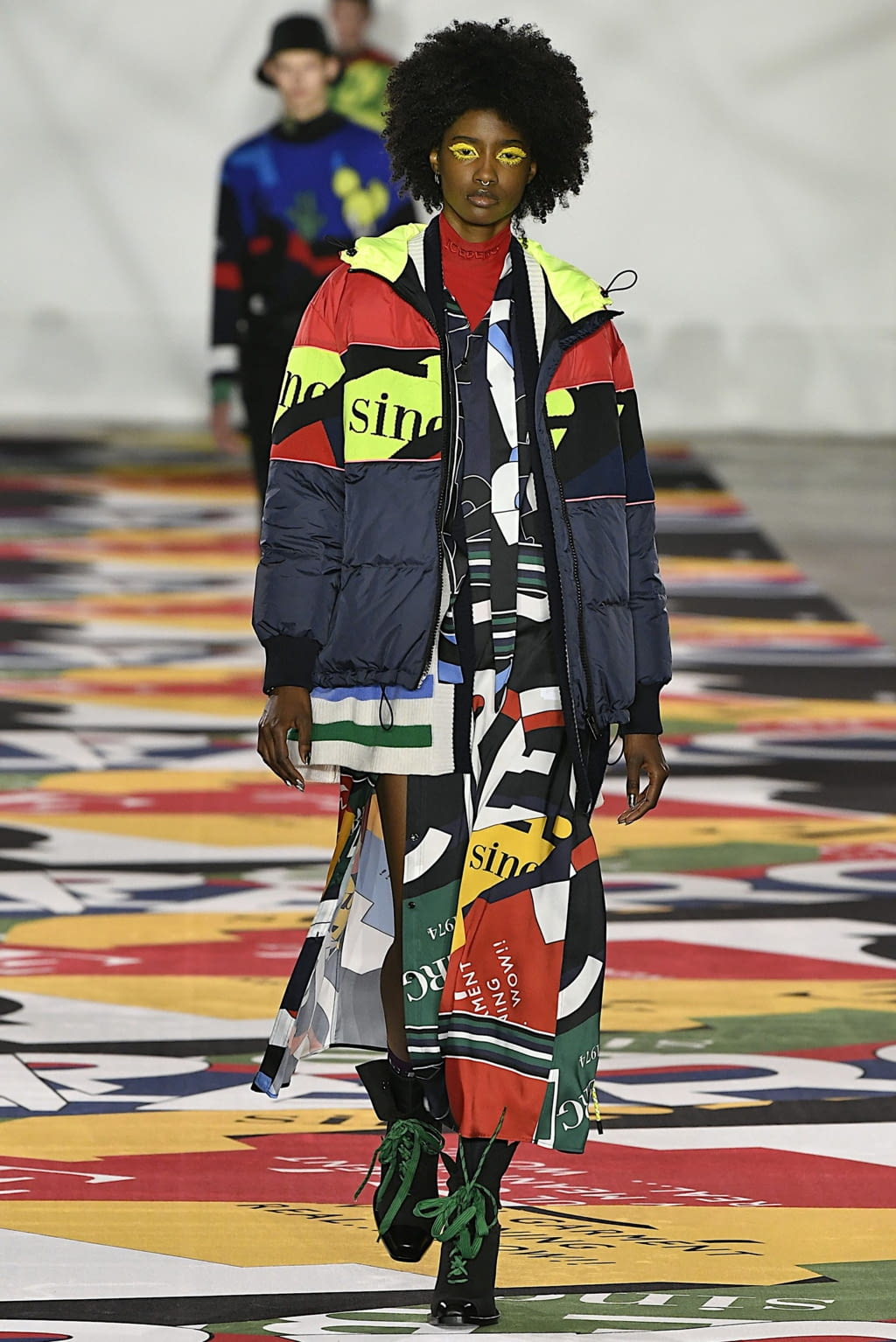 Fashion Week London Fall/Winter 2019 look 5 from the Iceberg collection 男装