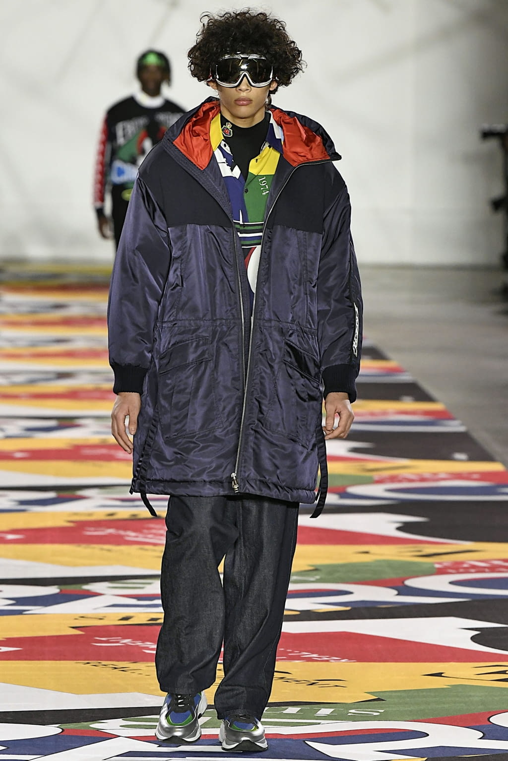 Fashion Week London Fall/Winter 2019 look 2 from the Iceberg collection 男装