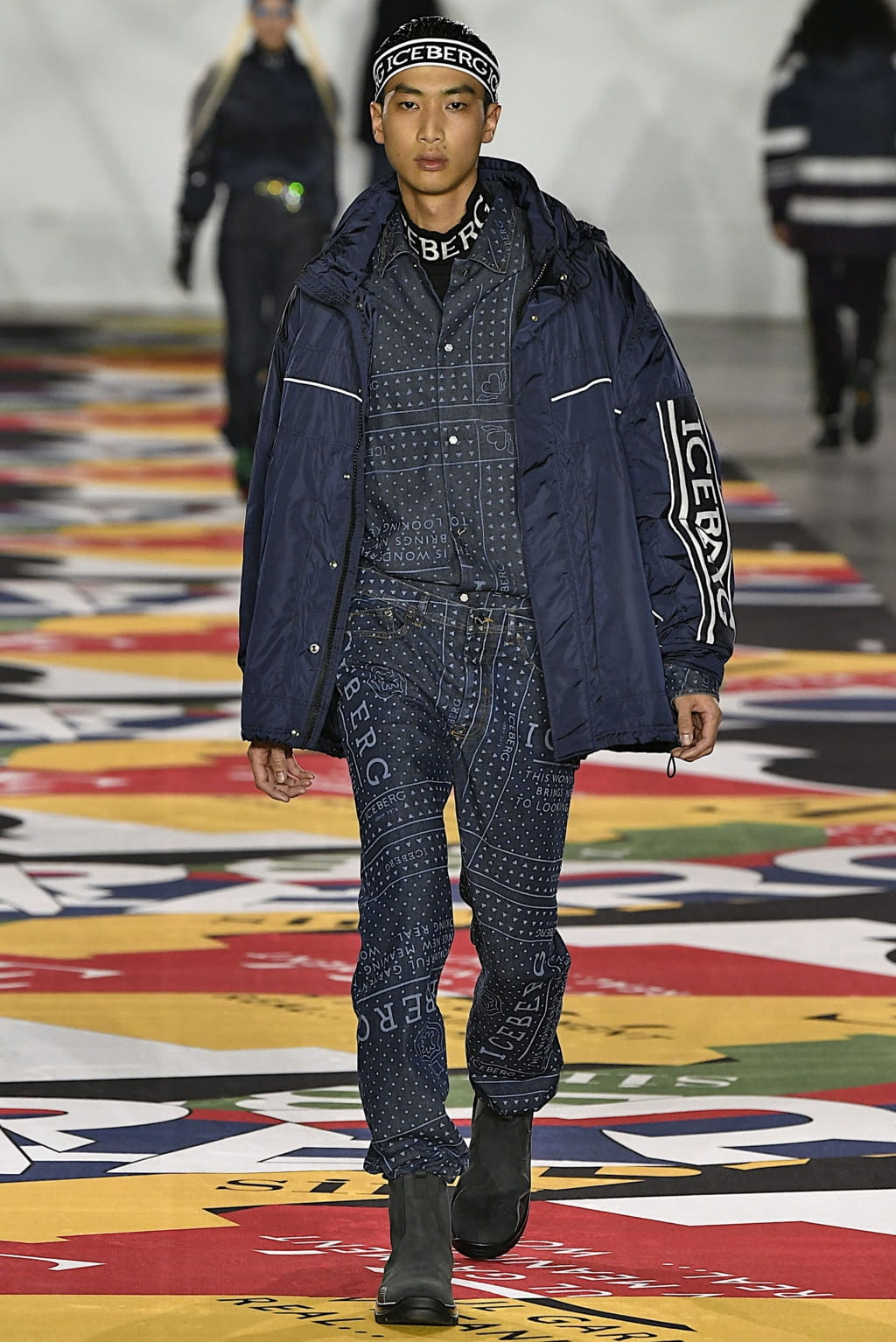 Fashion Week London Fall/Winter 2019 look 19 from the Iceberg collection menswear