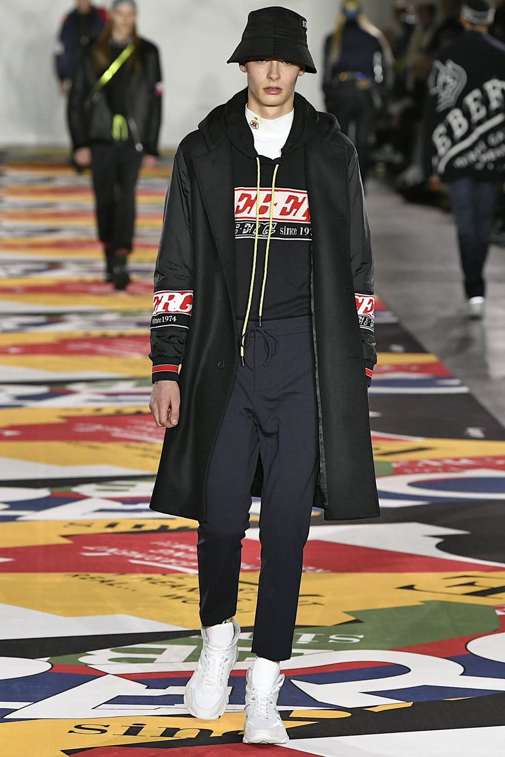 Fashion Week London Fall/Winter 2019 look 23 from the Iceberg collection menswear