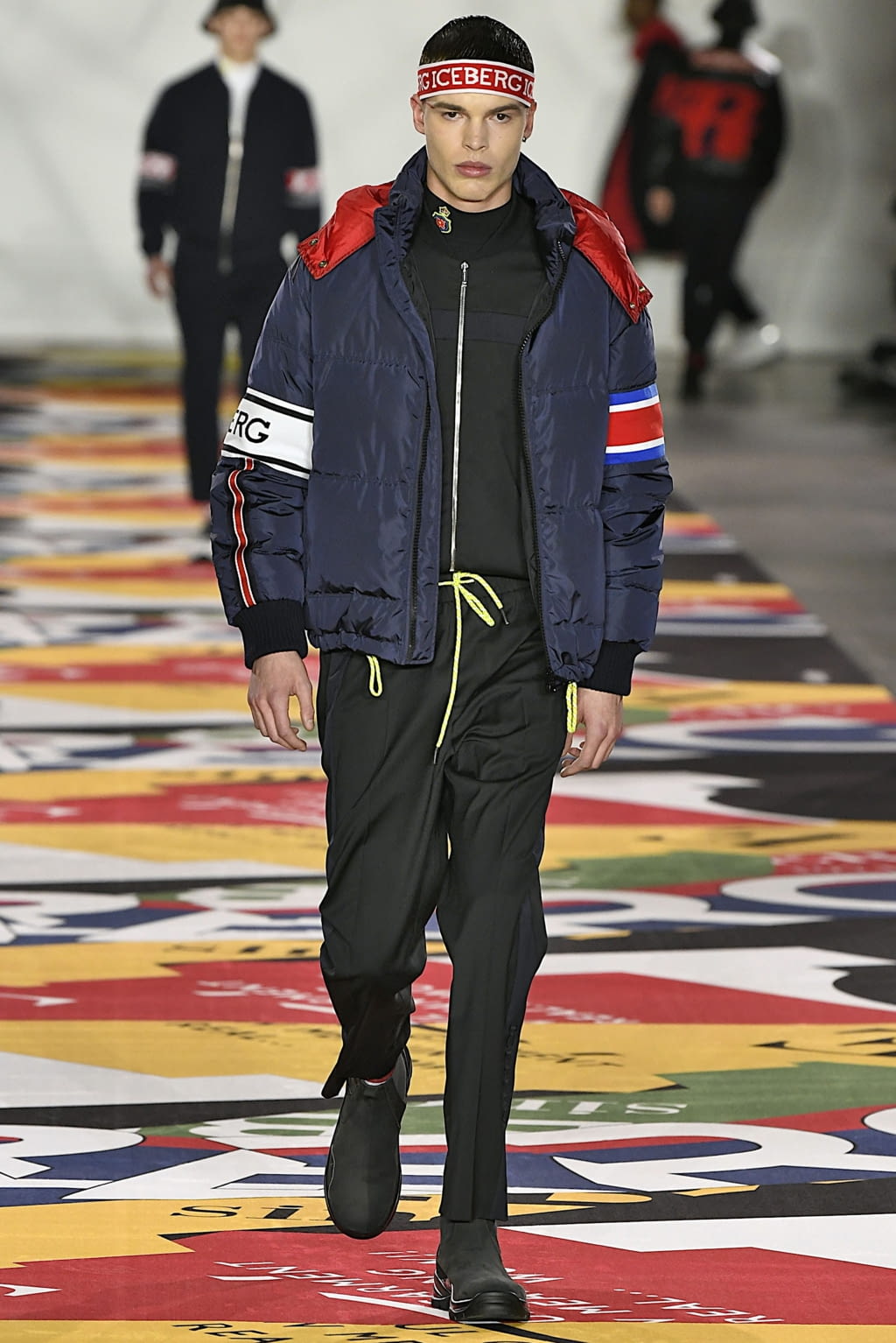 Fashion Week London Fall/Winter 2019 look 25 from the Iceberg collection 男装