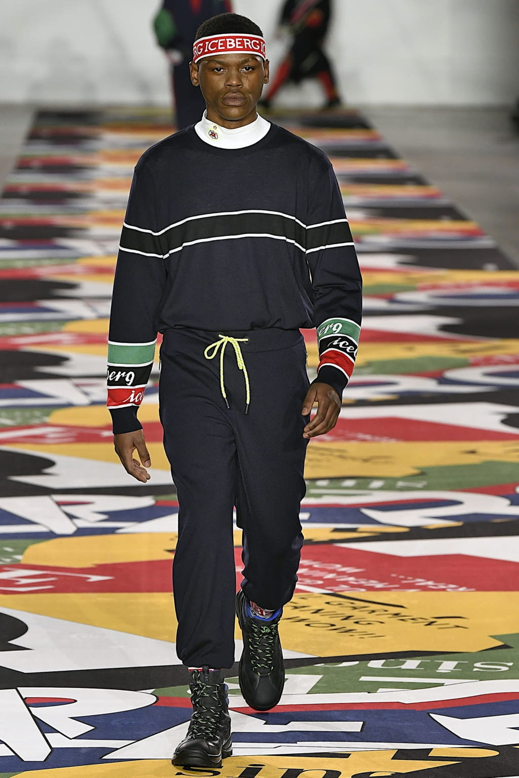 Fashion Week London Fall/Winter 2019 look 31 from the Iceberg collection menswear