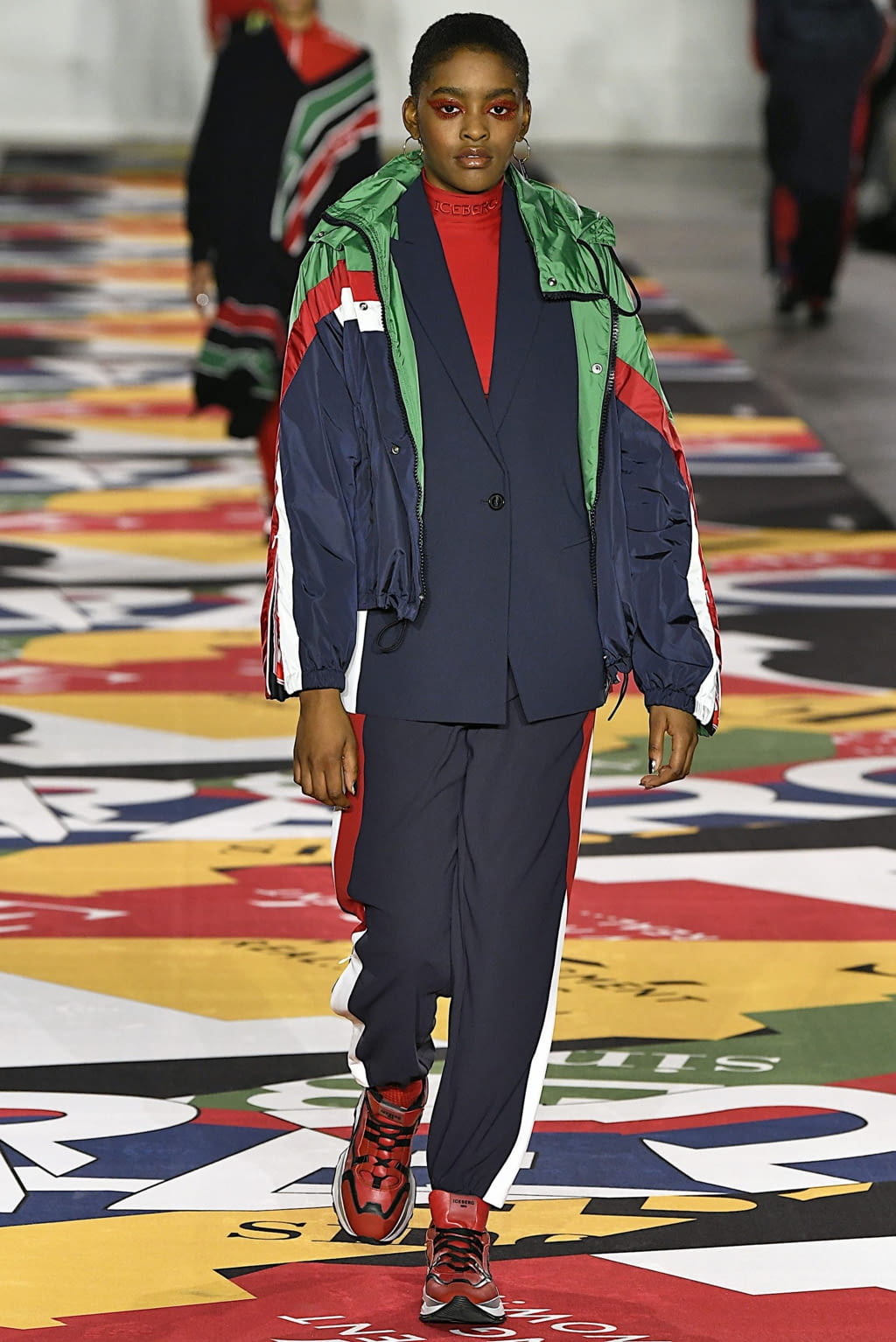 Fashion Week London Fall/Winter 2019 look 32 from the Iceberg collection 男装