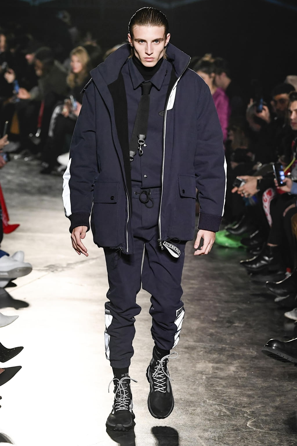 Fashion Week Milan Fall/Winter 2020 look 1 from the Iceberg collection menswear