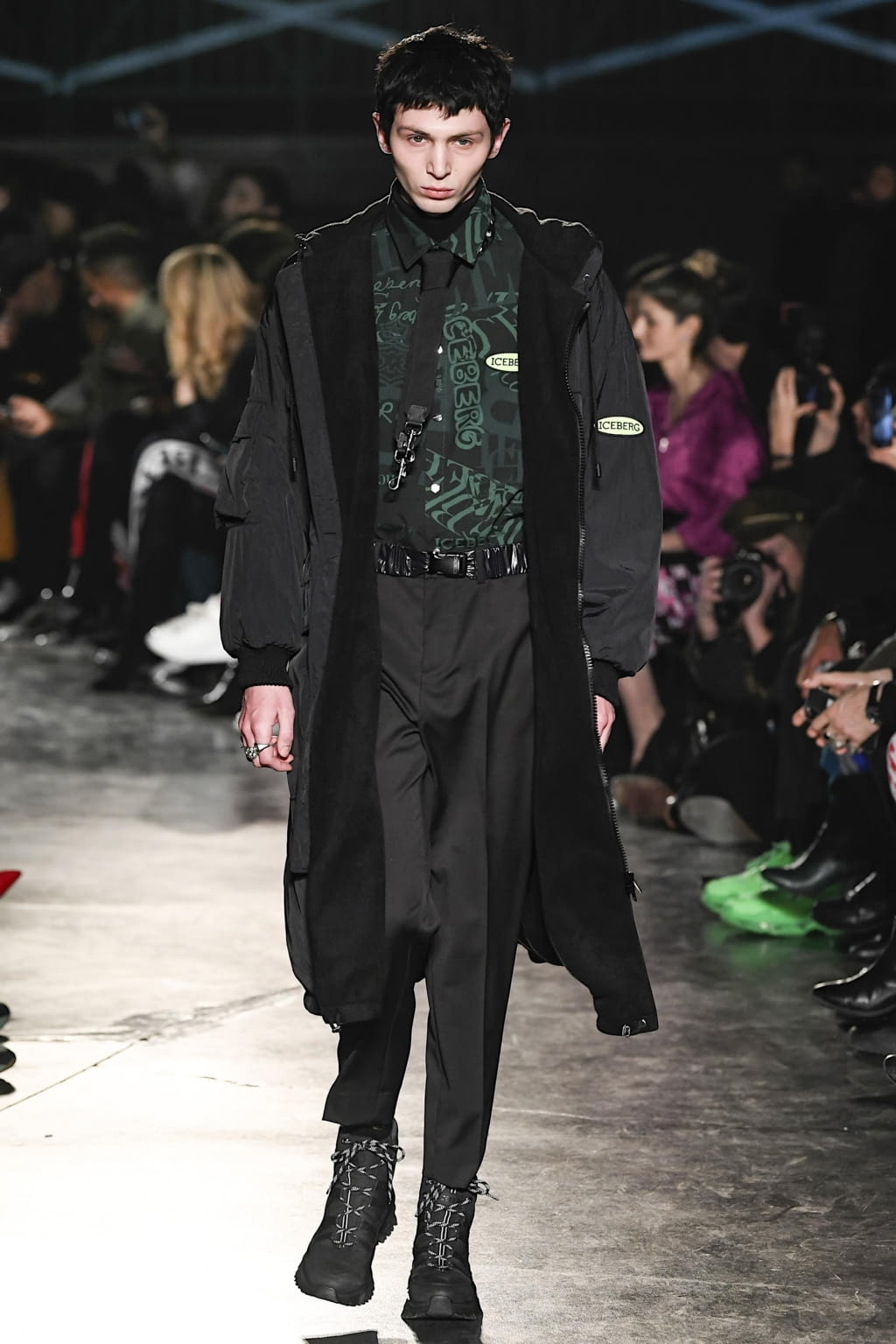 Fashion Week Milan Fall/Winter 2020 look 6 de la collection Iceberg menswear
