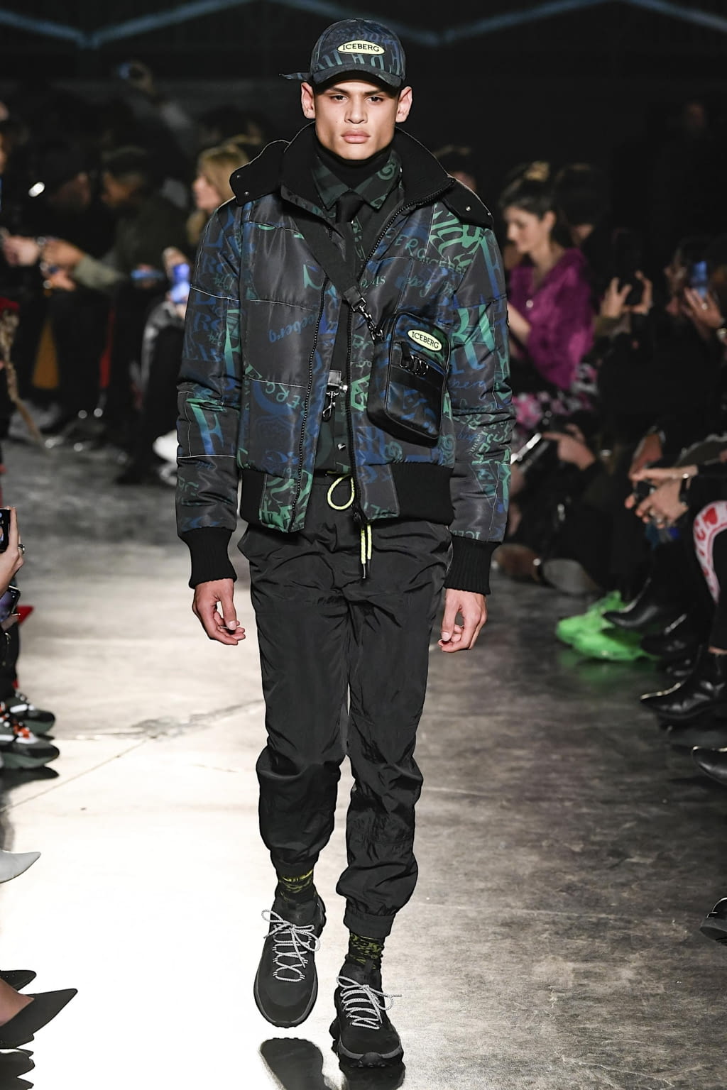 Fashion Week Milan Fall/Winter 2020 look 7 from the Iceberg collection menswear