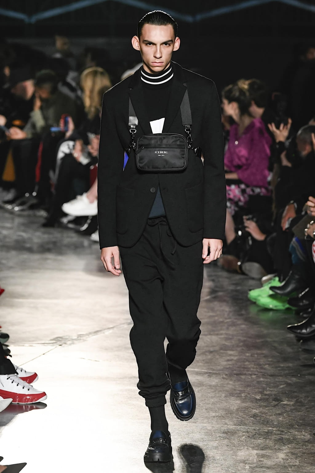 Fashion Week Milan Fall/Winter 2020 look 13 de la collection Iceberg menswear