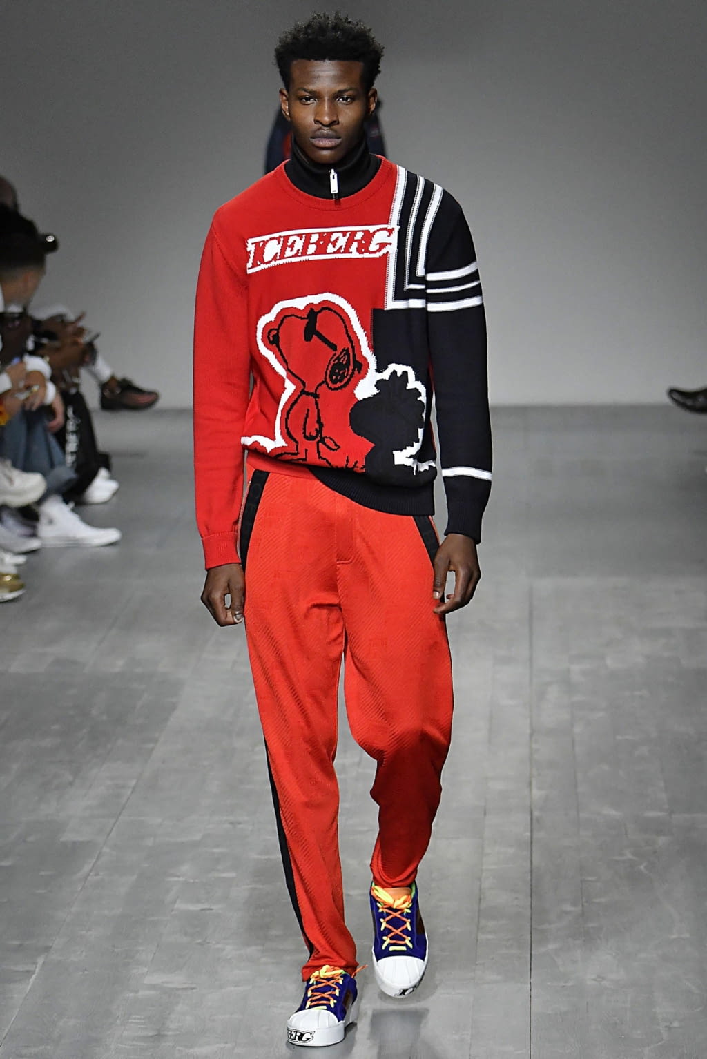 Fashion Week London Spring/Summer 2019 look 5 from the Iceberg collection menswear