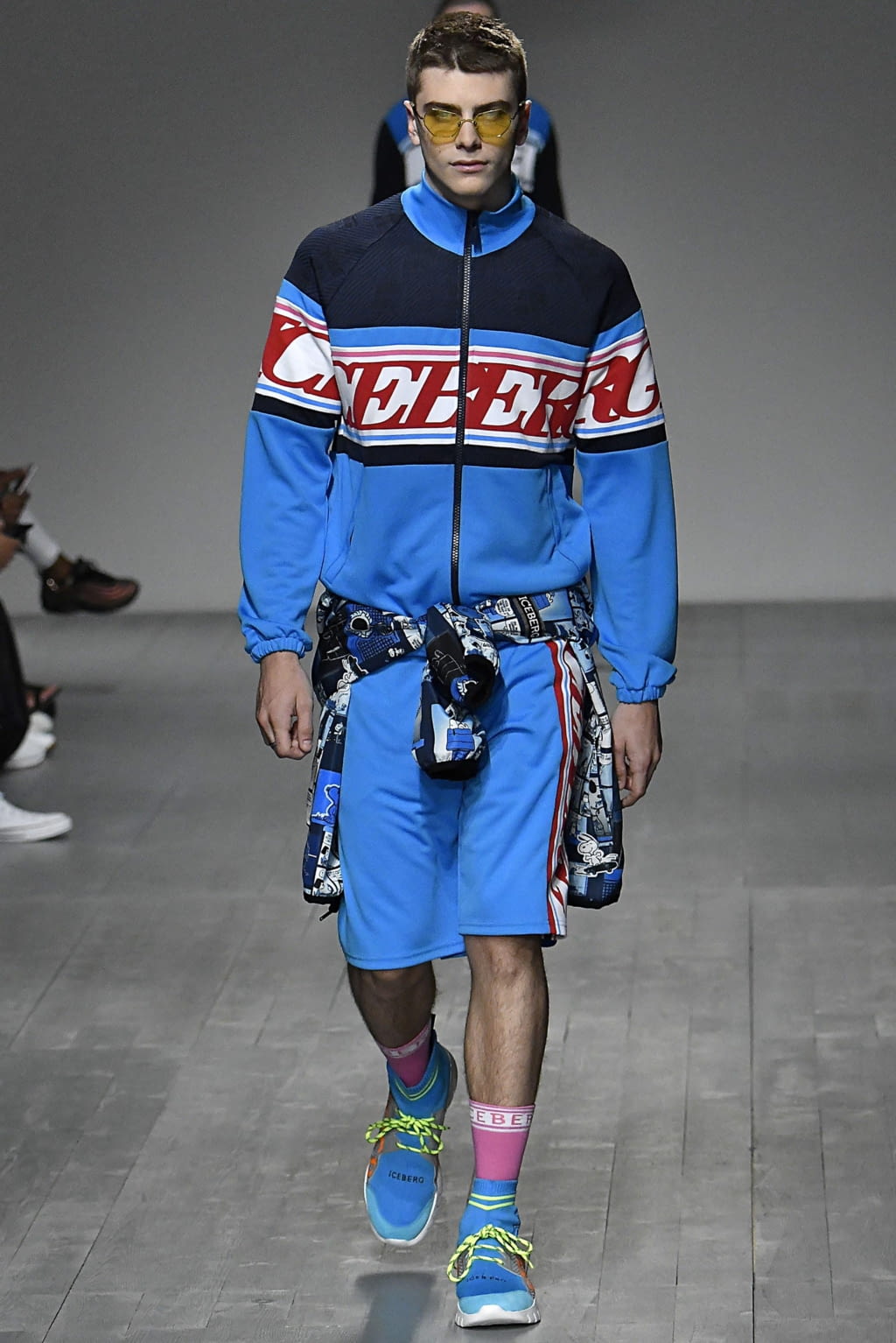 Fashion Week London Spring/Summer 2019 look 11 from the Iceberg collection menswear