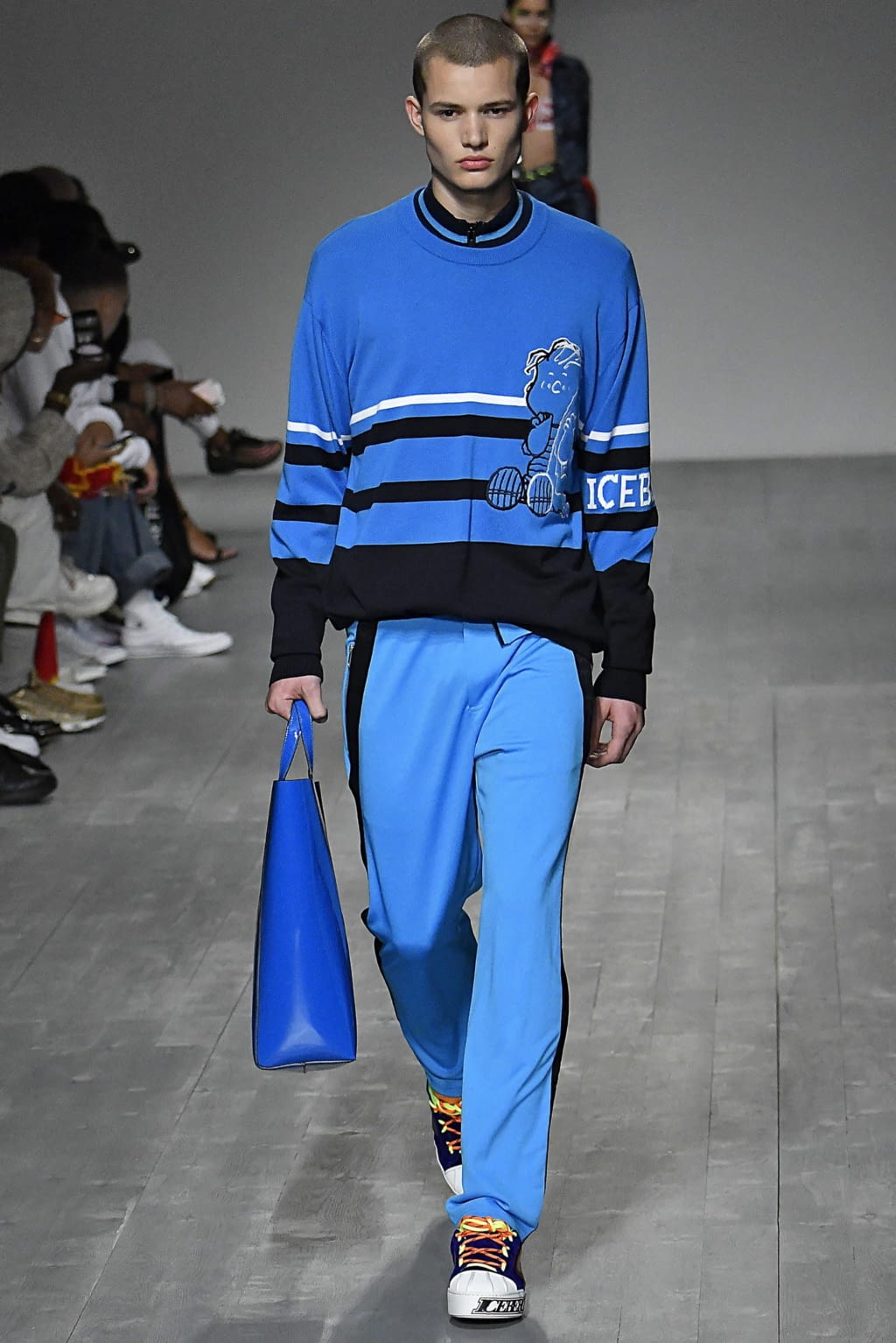 Fashion Week London Spring/Summer 2019 look 15 from the Iceberg collection menswear