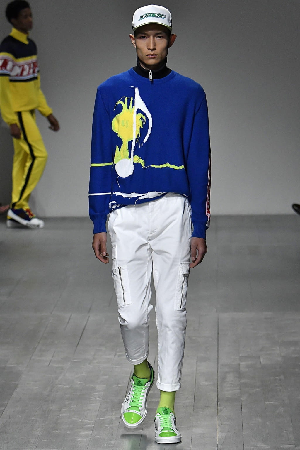 Fashion Week London Spring/Summer 2019 look 17 from the Iceberg collection menswear